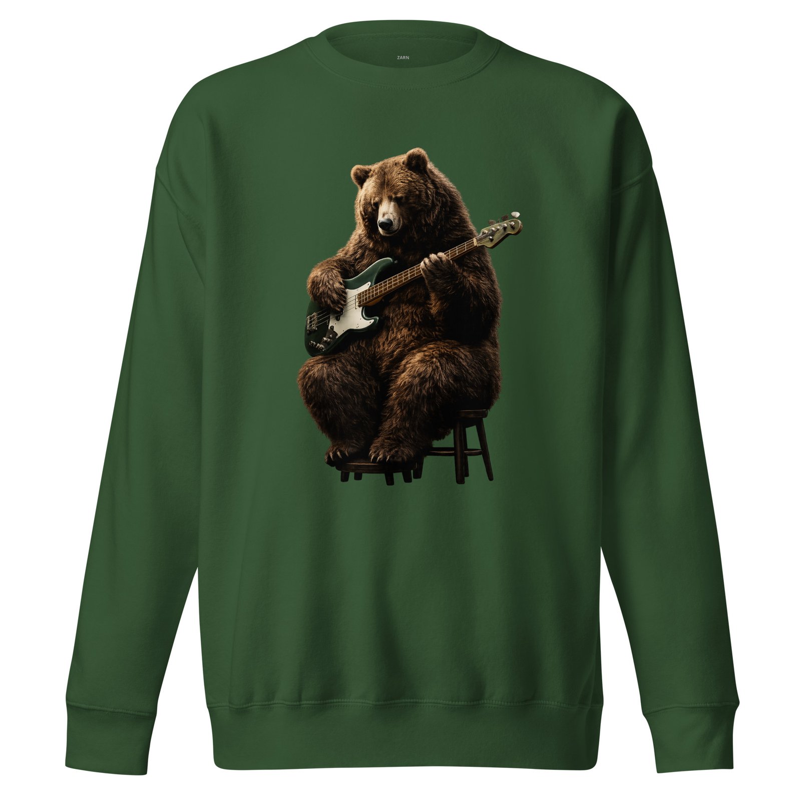 Bluza męska „Niedźwiedź Basista” – bluza męska z nadrukiem niedźwiedzia grającego na gitarze basowej| Zarn.pl Bluza męska „Niedźwiedź Basista” – bluza męska z nadrukiem niedźwiedzia grającego na gitarze basowej - obrazek 4