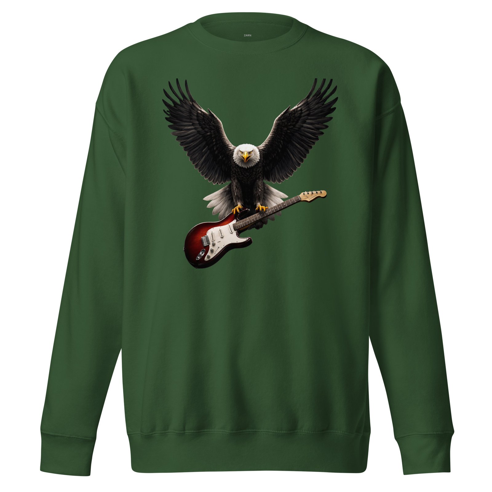 Bluza męska „Orzeł Rocka” – bluza męska z nadrukiem orła trzymającego gitarę elektryczną| Zarn.pl Bluza męska „Orzeł Rocka” – bluza męska z nadrukiem orła trzymającego gitarę elektryczną - obrazek 4