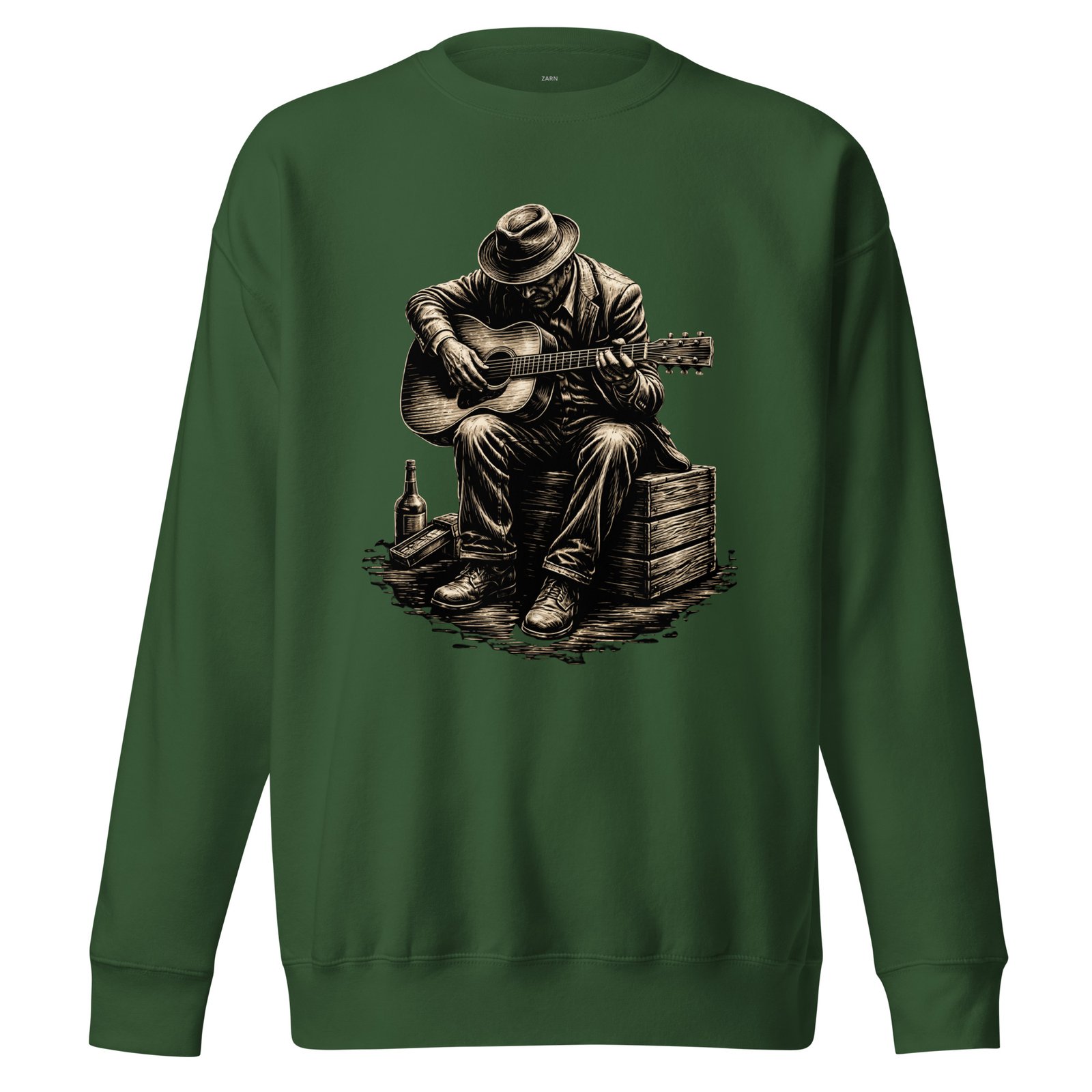 Bluza Męska Bluesman z Gitarą Akustyczną – Duch Prawdziwego Bluesa| Zarn.pl Bluza Męska Bluesman z Gitarą Akustyczną – Duch Prawdziwego Bluesa - obrazek 4