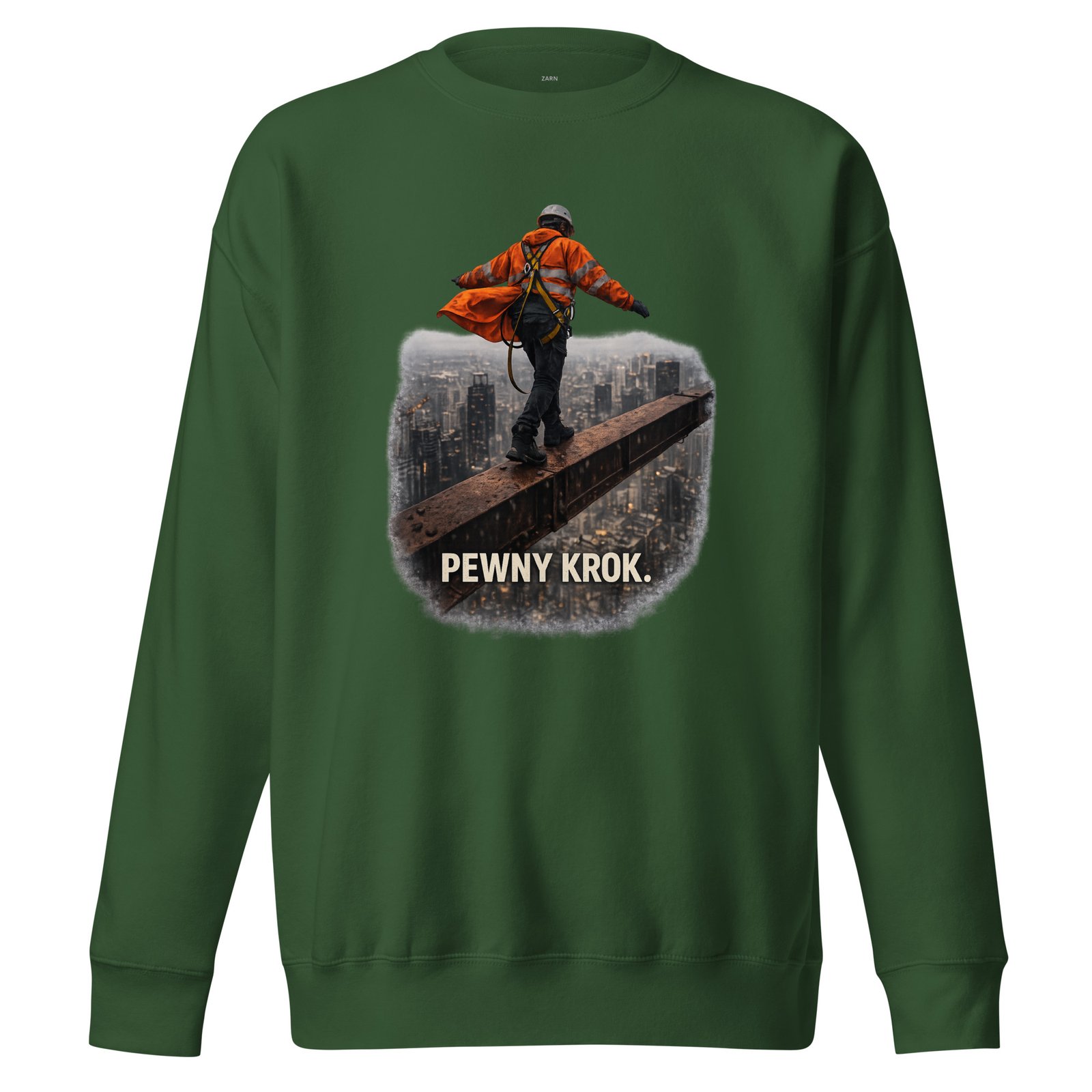 Bluza męska „Pewny krok” – bluza męska motywacyjna z symbolem odwagi i pewności siebie| Zarn.pl Bluza męska „Pewny krok” – bluza męska motywacyjna z symbolem odwagi i pewności siebie - obrazek 4