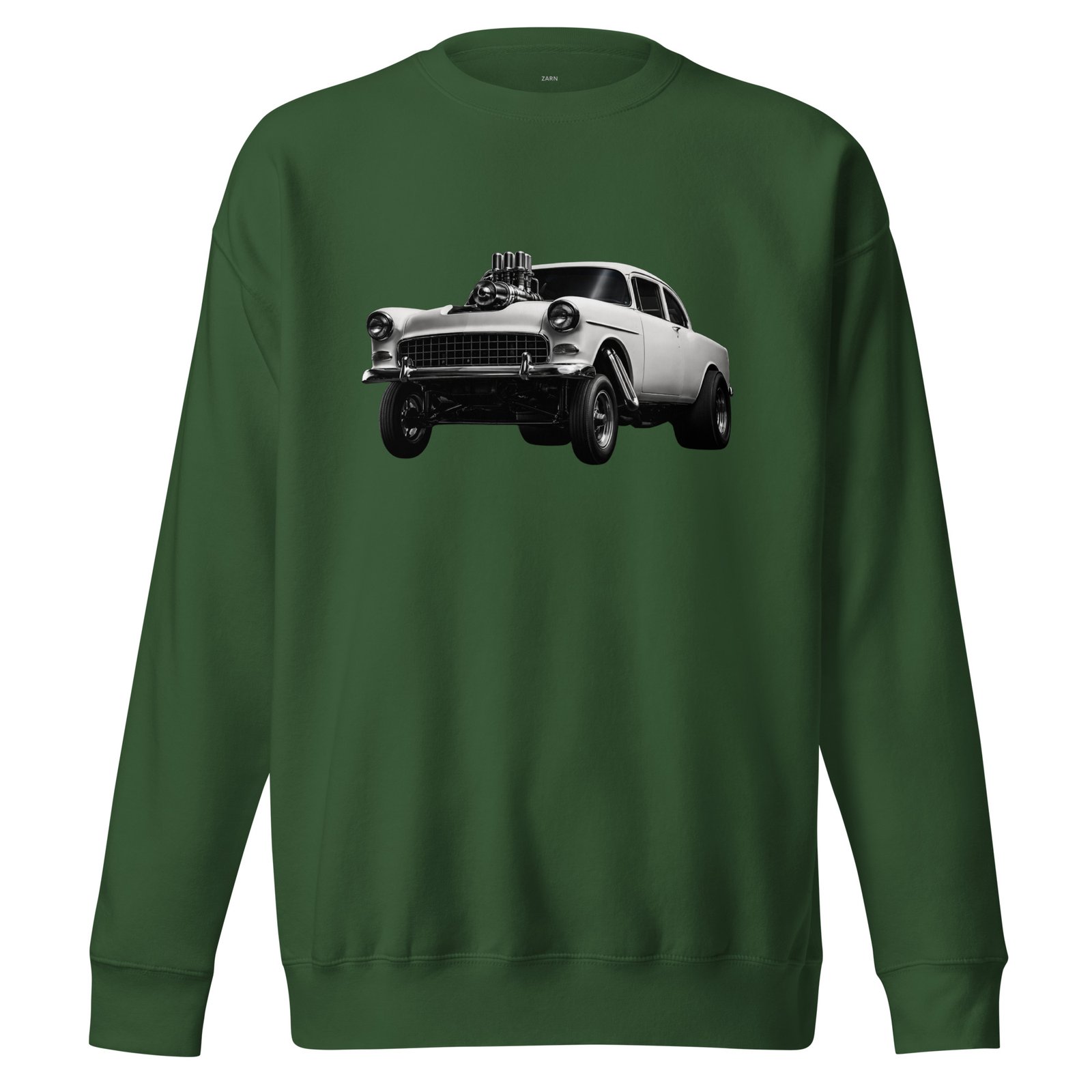 Bluza męska Hot Rod Chevrolet 1955 – klasyczny amerykański samochód z potężnym kompresorem| Zarn.pl Bluza męska Hot Rod Chevrolet 1955 – klasyczny amerykański samochód z potężnym kompresorem - obrazek 4