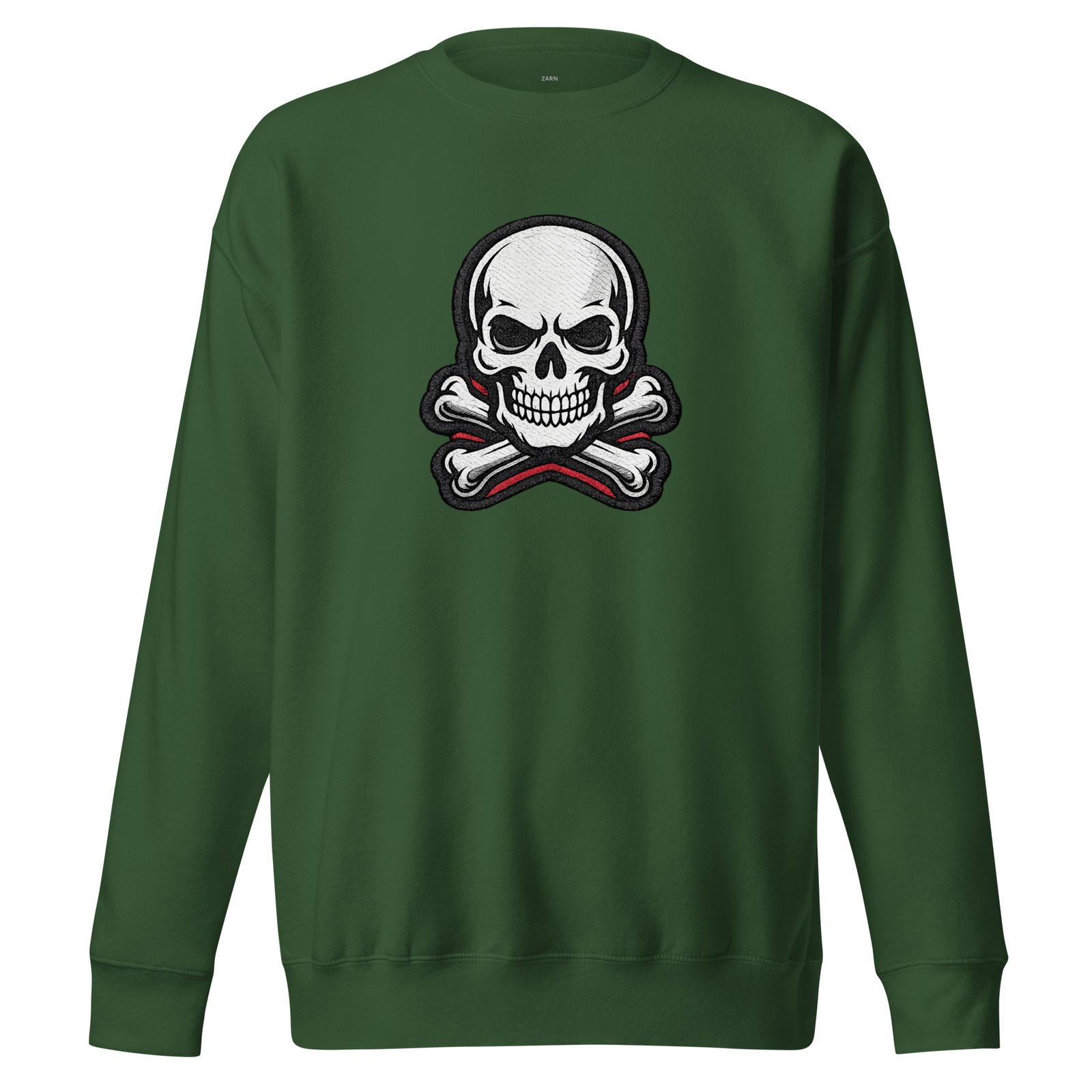 Męska bluza z nadrukiem czaszki i skrzyżowanych kości – bluza męska w stylu skull| Zarn.pl Męska bluza z nadrukiem czaszki i skrzyżowanych kości – bluza męska w stylu skull - obrazek 4