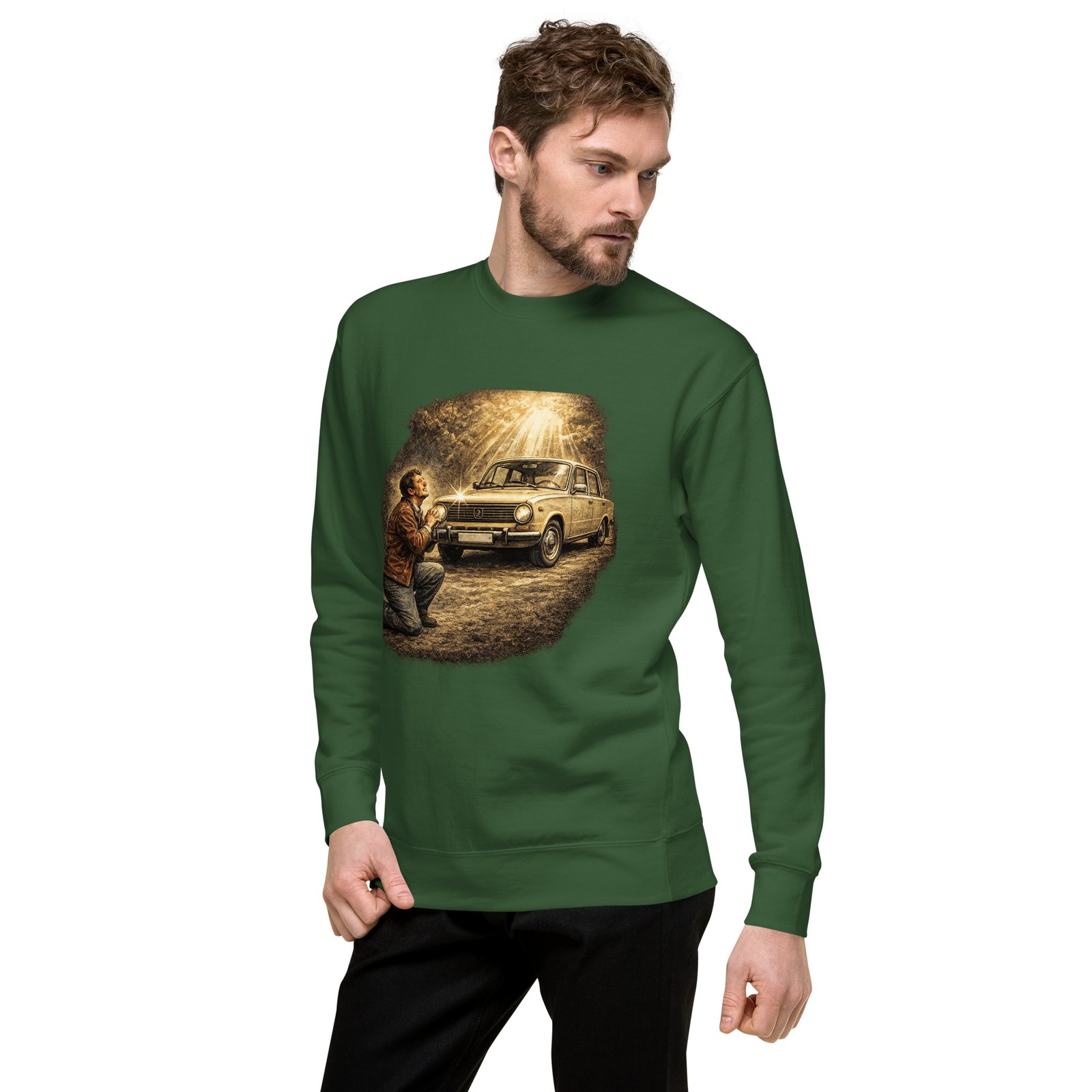 Bluza Męska PRL „Modlitwa do Samochodu”| Zarn.pl Bluza Męska PRL „Modlitwa do Samochodu” - obrazek 15