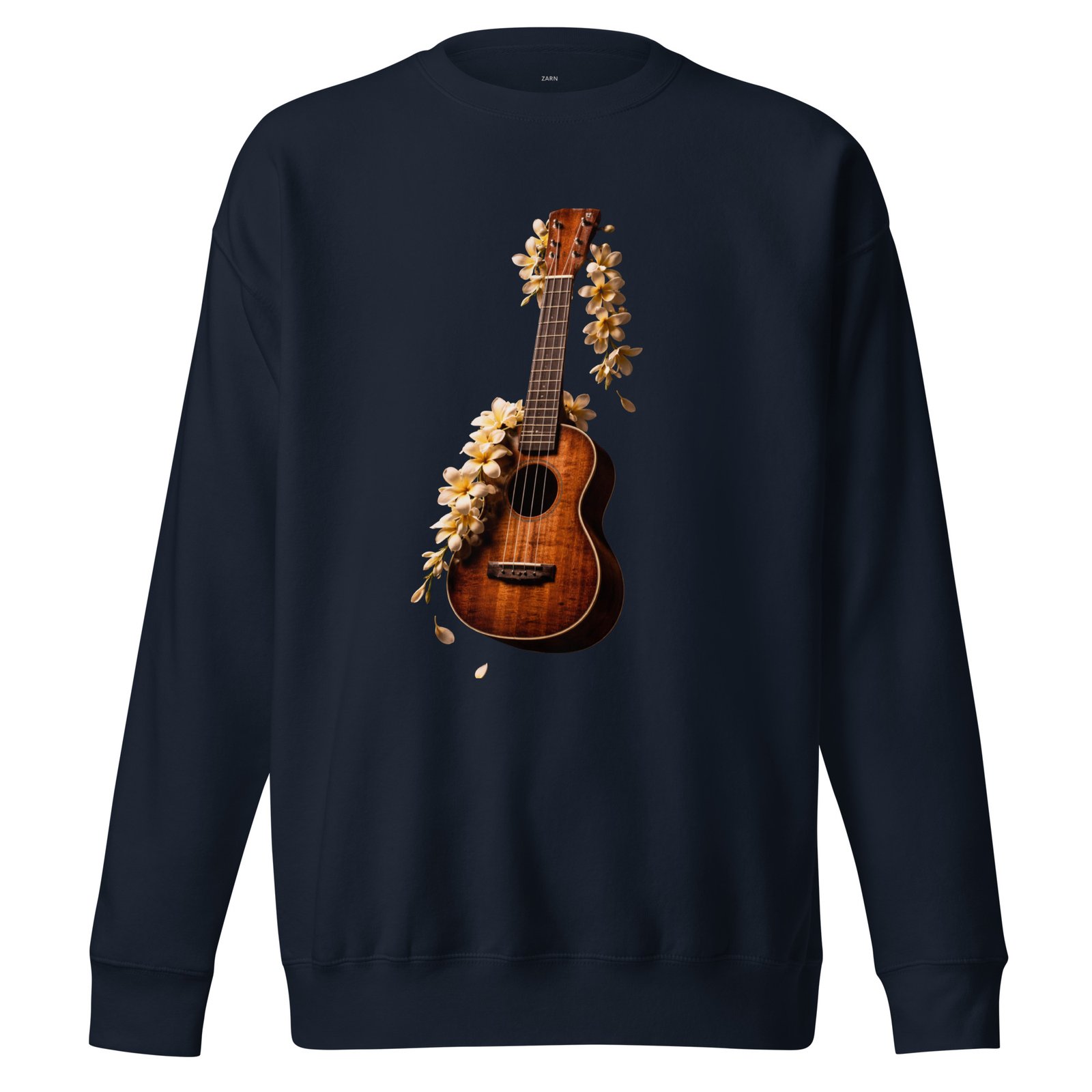 Bluza Męska Ukulele z Kwiatami – Muzyczna Harmonia Natury| Zarn.pl Bluza Męska Ukulele z Kwiatami – Muzyczna Harmonia Natury - obrazek 3