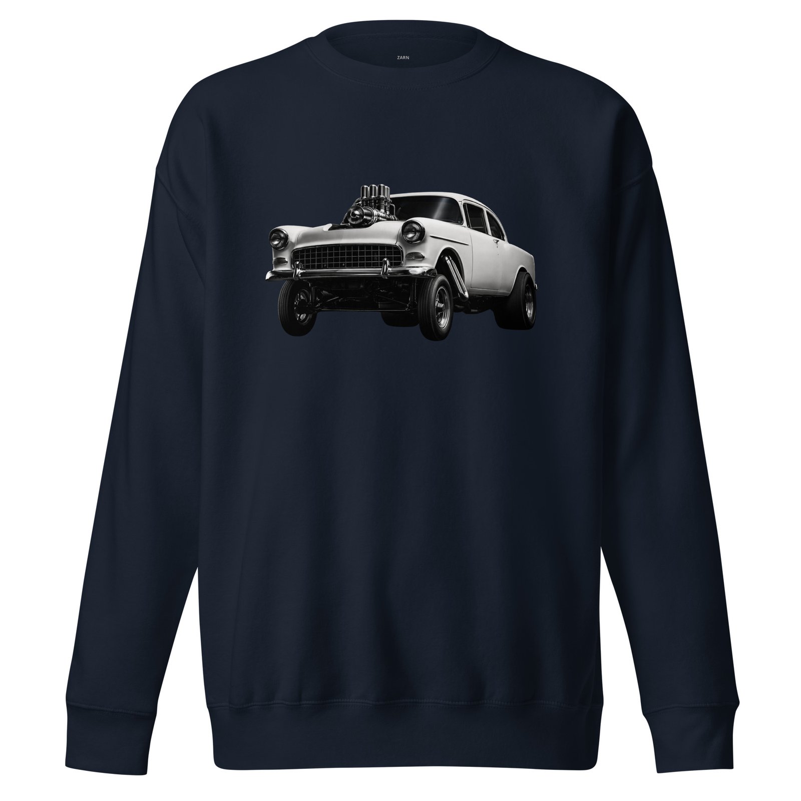 Bluza męska Hot Rod Chevrolet 1955 – klasyczny amerykański samochód z potężnym kompresorem| Zarn.pl Bluza męska Hot Rod Chevrolet 1955 – klasyczny amerykański samochód z potężnym kompresorem - obrazek 3