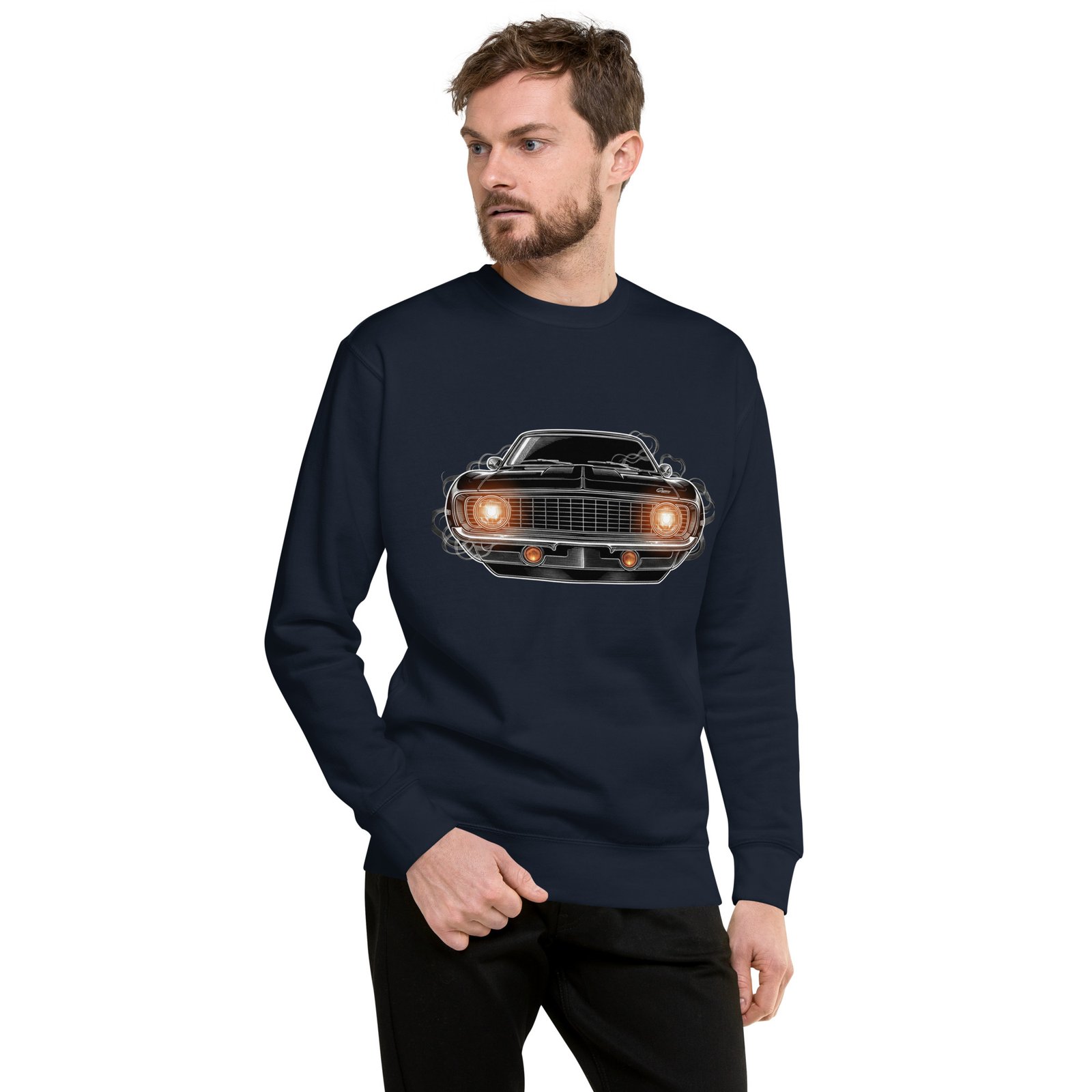 Bluza męska z klasycznym Chevrolet Camaro 1969 – amerykański muscle car Auto-Moto| Zarn.pl Bluza męska z klasycznym Chevrolet Camaro 1969 – amerykański muscle car Auto-Moto - obrazek 6