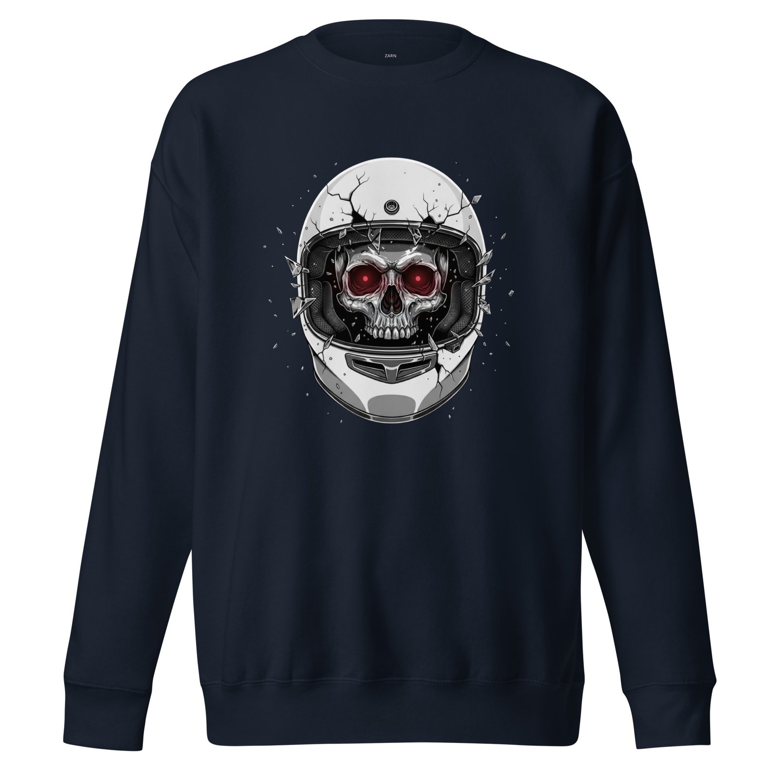 Bluza męska motocyklowa z czaszką w kasku motocyklisty| Zarn.pl Bluza męska motocyklowa z czaszką w kasku motocyklisty - obrazek 3
