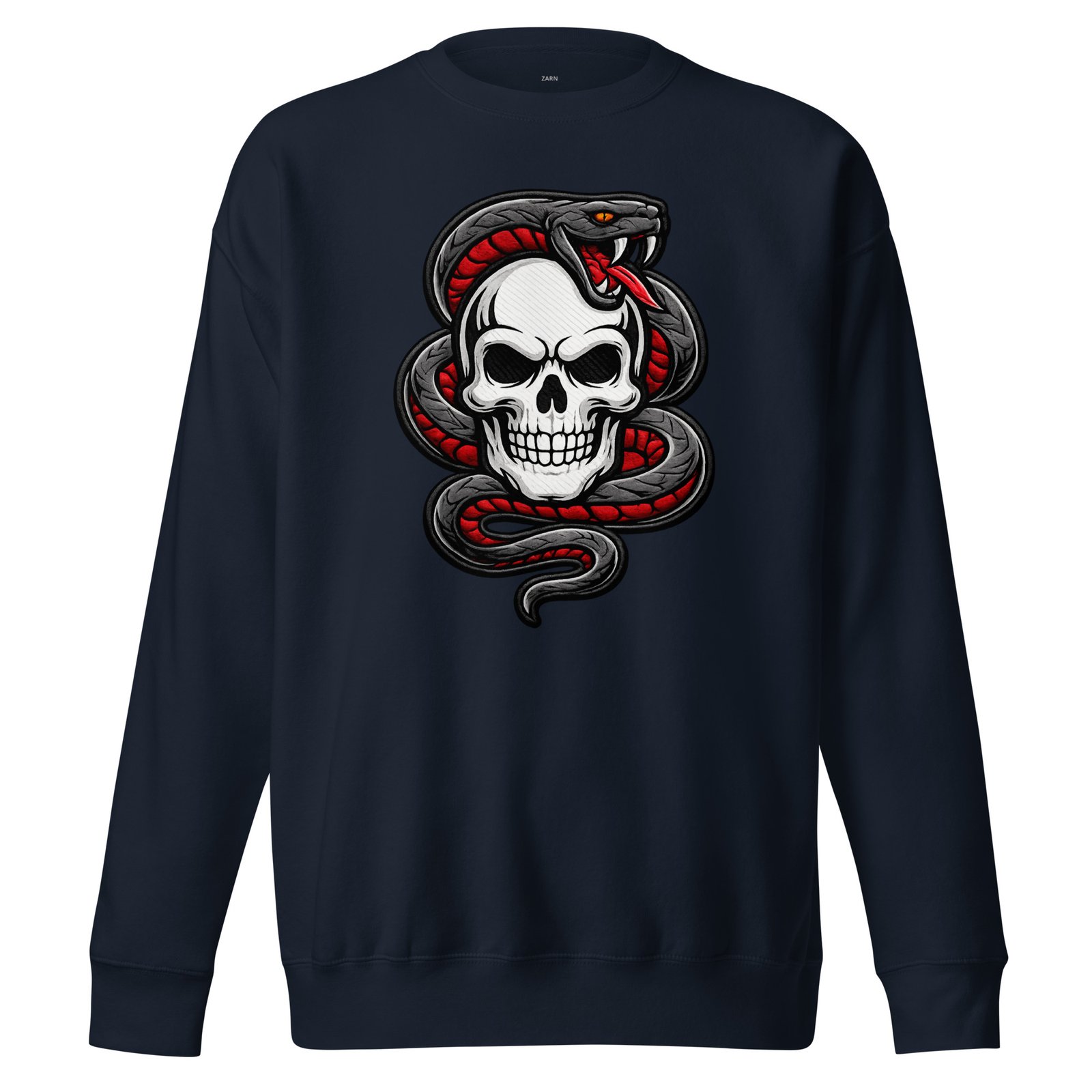 Bluza męska z czaszką i oplatającym wężem – alternatywna bluza z motywem snake skull| Zarn.pl Bluza męska z czaszką i oplatającym wężem – alternatywna bluza z motywem snake skull - obrazek 3