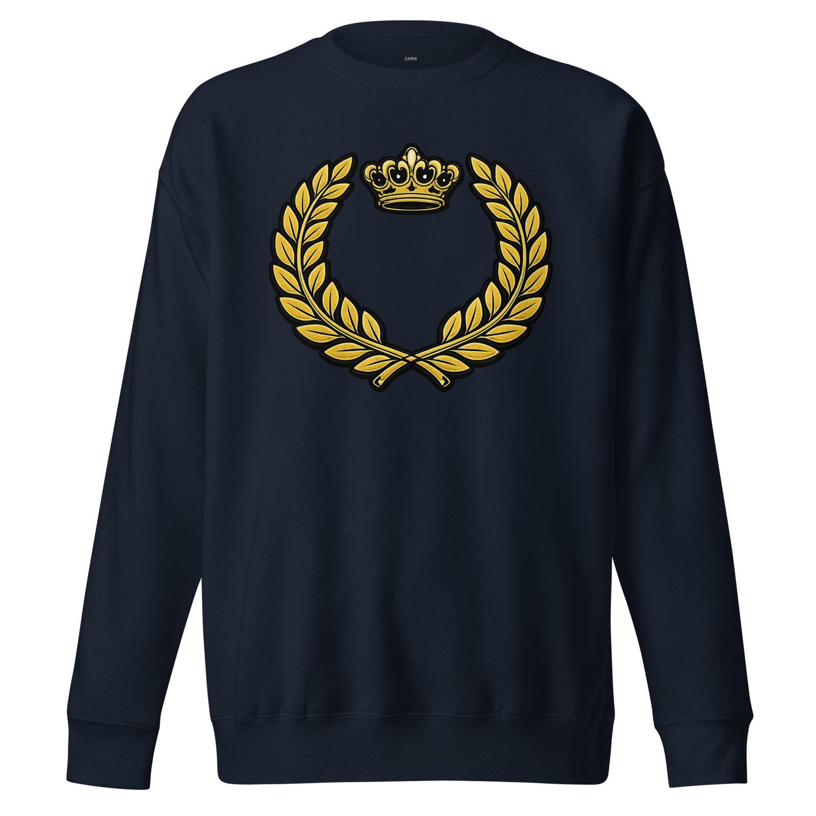 Bluza męska z koroną i laurem – elegancka bluza z królewskim symbolem sukcesu| Zarn.pl Bluza męska z koroną i laurem – elegancka bluza z królewskim symbolem sukcesu - obrazek 3
