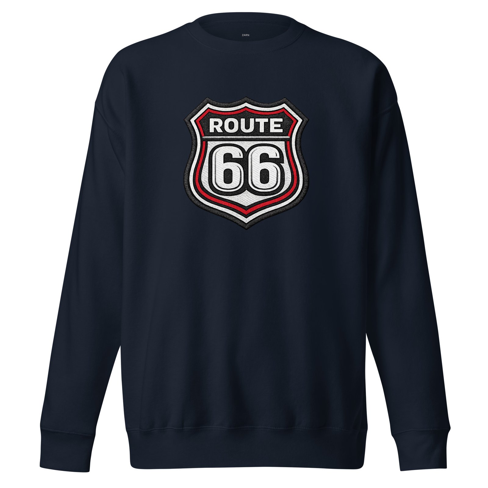 Męska bluza z nadrukiem Route 66 – bluza dla fanów motoryzacji i amerykańskich tras| Zarn.pl Męska bluza z nadrukiem Route 66 – bluza dla fanów motoryzacji i amerykańskich tras - obrazek 3
