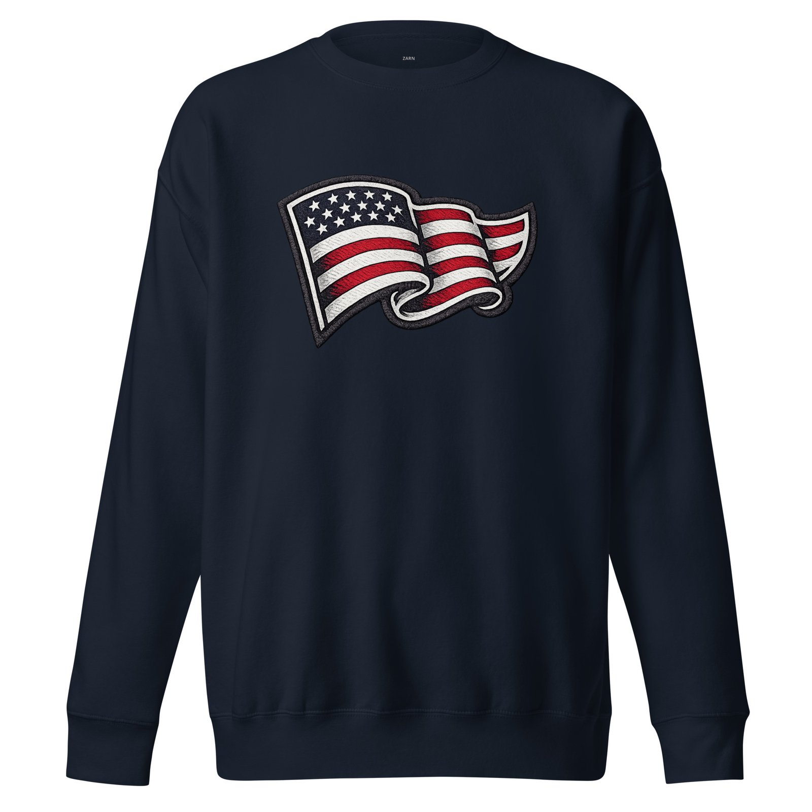 Męska bluza z nadrukiem flagi USA – bluza patriotyczna w amerykańskim stylu| Zarn.pl Męska bluza z nadrukiem flagi USA – bluza patriotyczna w amerykańskim stylu - obrazek 3