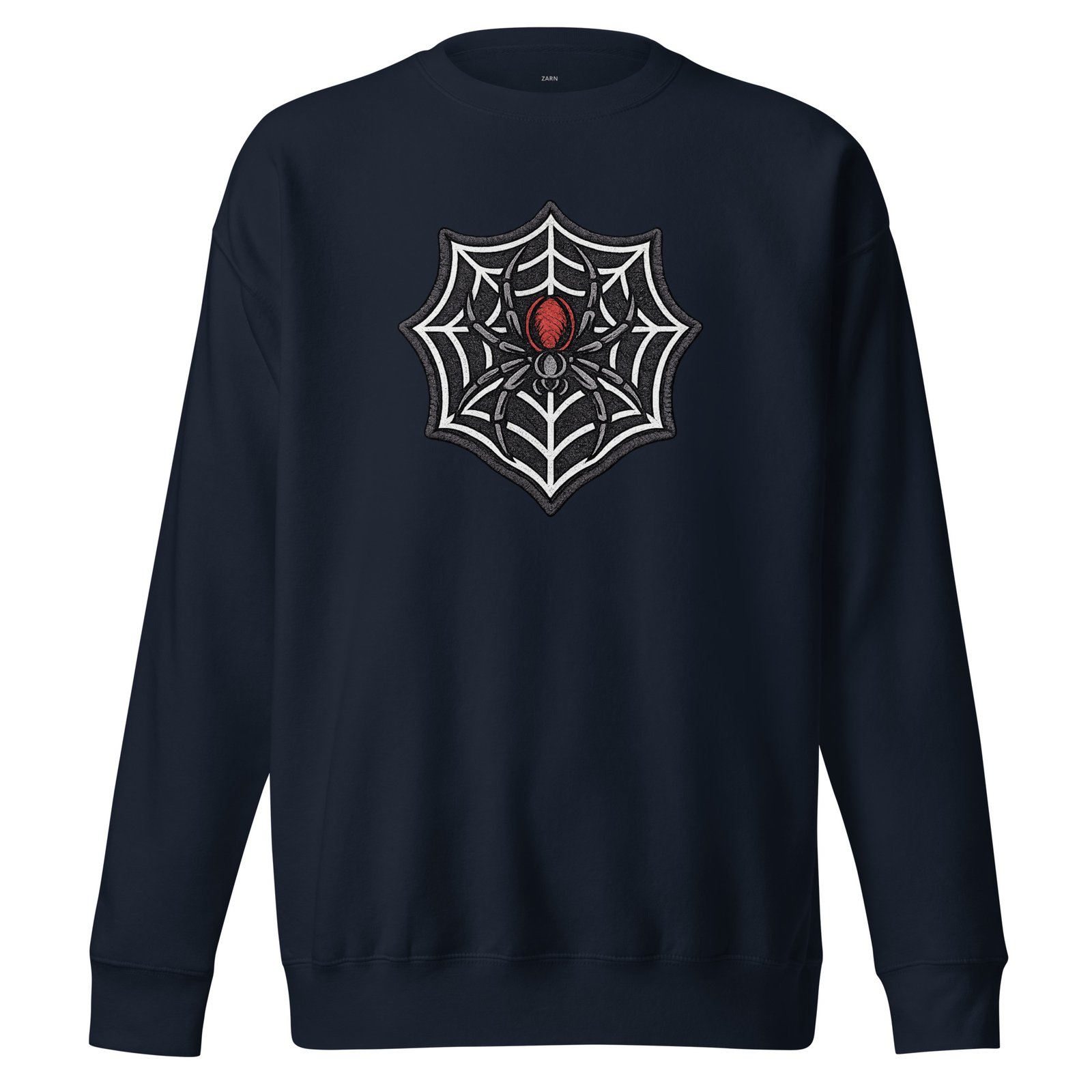Męska bluza z nadrukiem pająka na pajęczynie – bluza streetwear spider web| Zarn.pl Męska bluza z nadrukiem pająka na pajęczynie – bluza streetwear spider web - obrazek 3