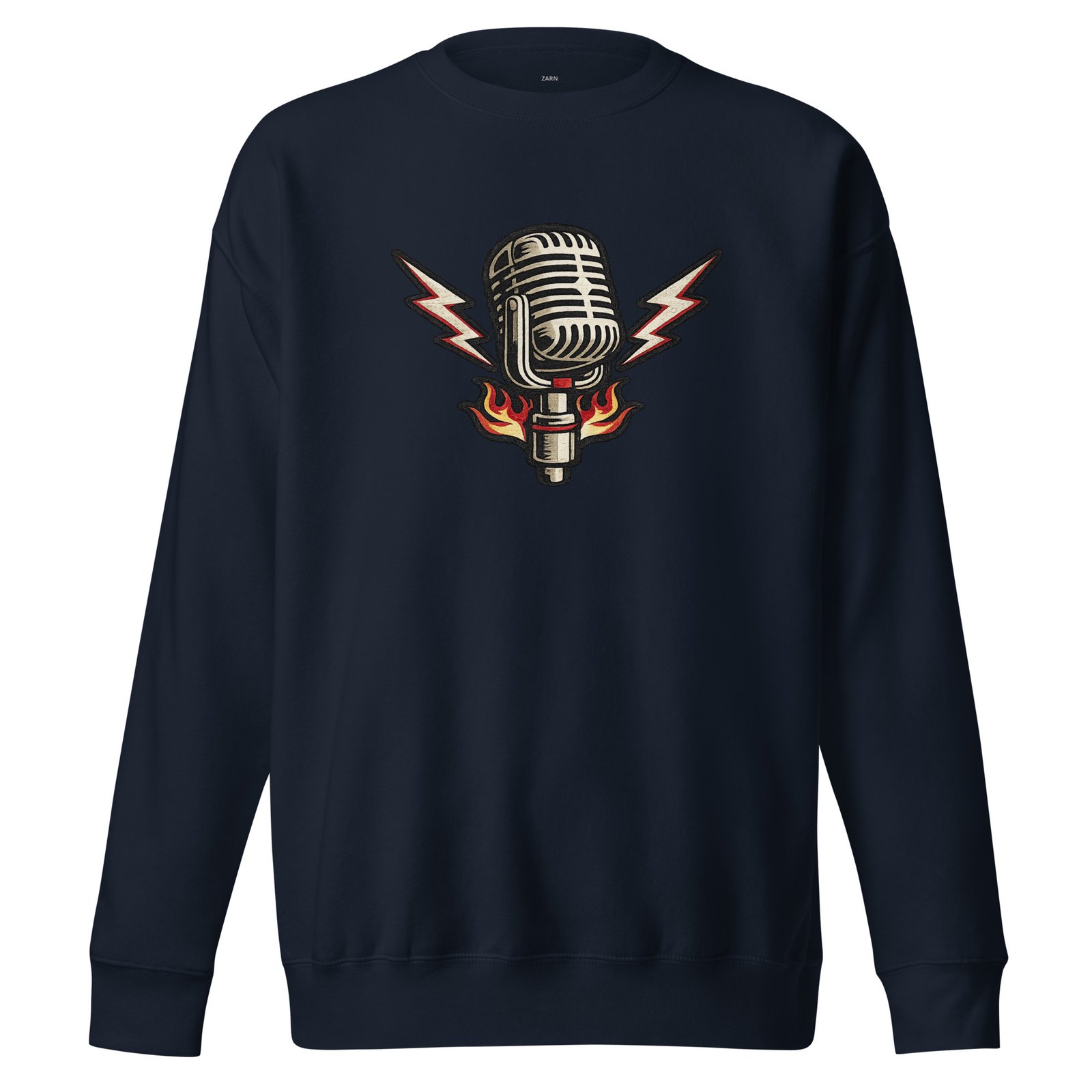 Męska bluza muzyczna z retro mikrofonem| Zarn.pl Męska bluza muzyczna z retro mikrofonem - obrazek 3