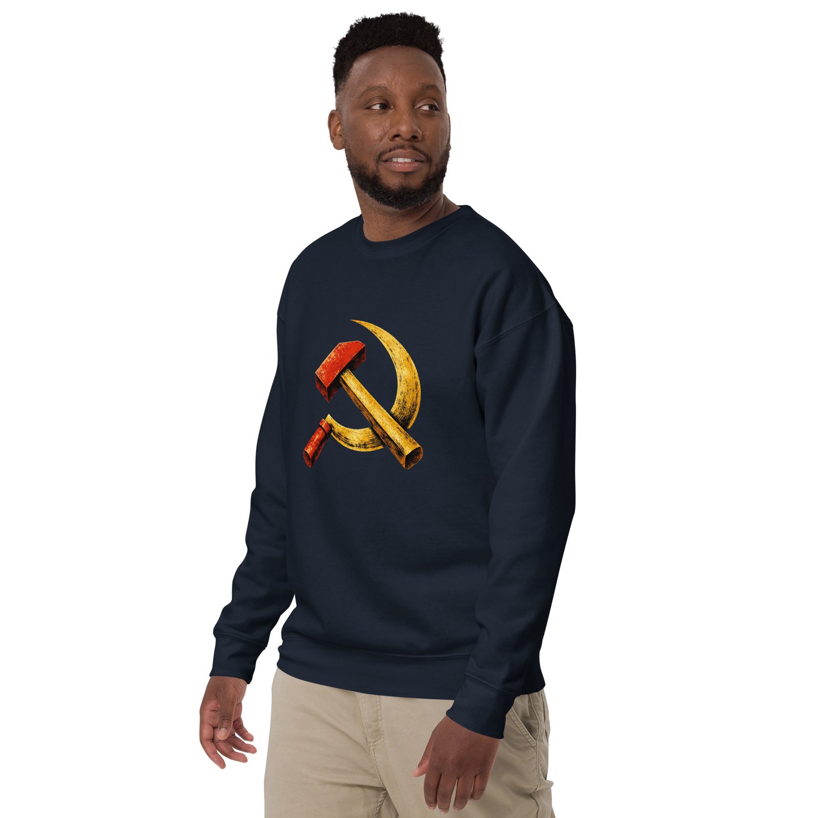 Męska bluza PRL „Młot i Sierp” – bluza męska PRL z symbolem młota i sierpa| Zarn.pl Męska bluza PRL „Młot i Sierp” – bluza męska PRL z symbolem młota i sierpa - obrazek 14