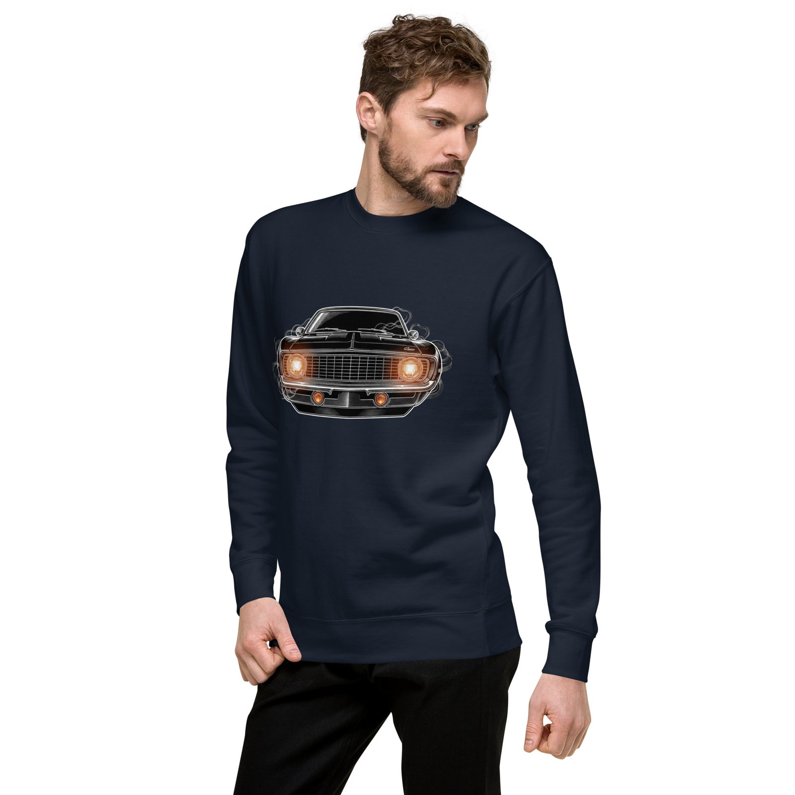 Bluza męska z klasycznym Chevrolet Camaro 1969 – amerykański muscle car Auto-Moto| Zarn.pl Bluza męska z klasycznym Chevrolet Camaro 1969 – amerykański muscle car Auto-Moto - obrazek 14