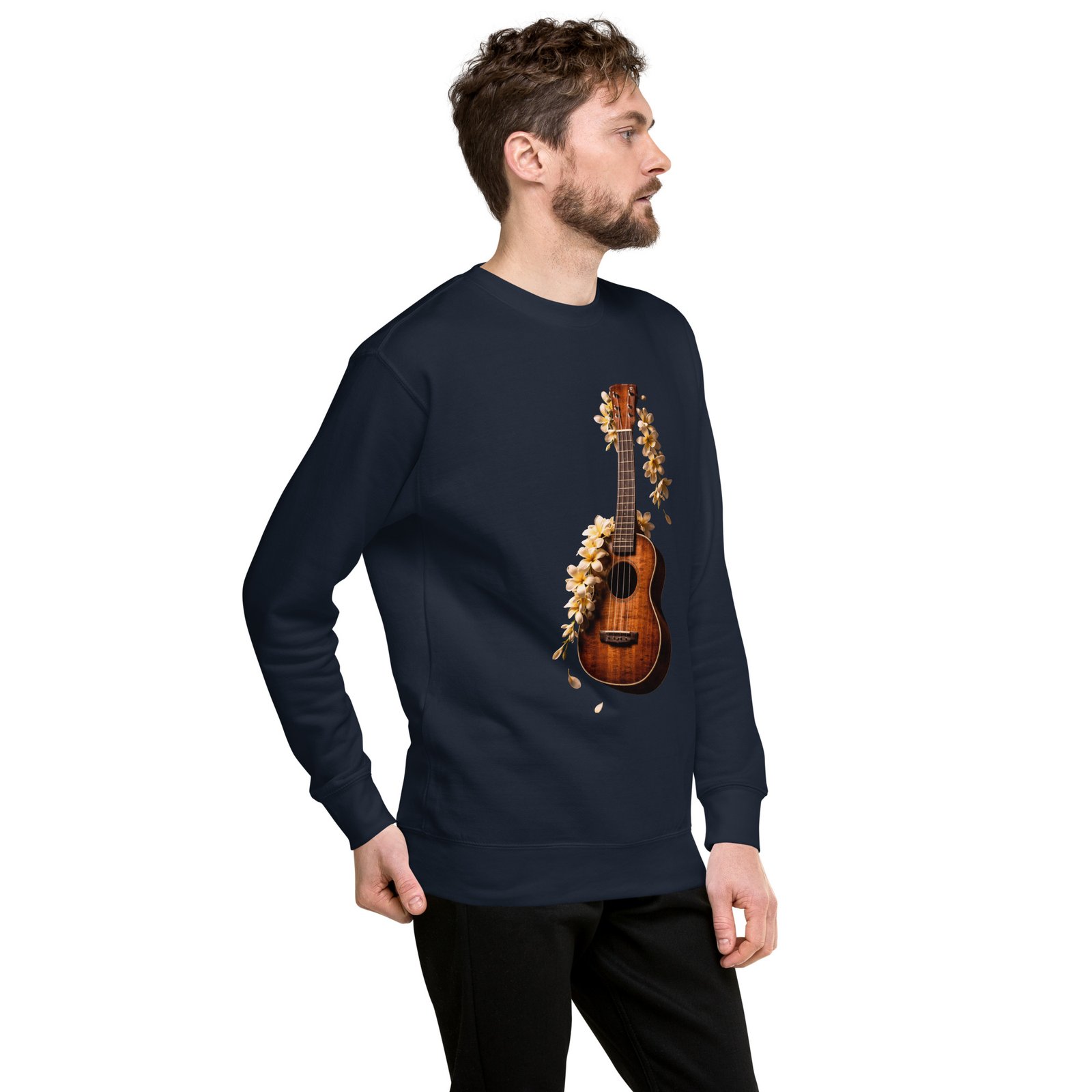 Bluza Męska Ukulele z Kwiatami – Muzyczna Harmonia Natury| Zarn.pl Bluza Męska Ukulele z Kwiatami – Muzyczna Harmonia Natury - obrazek 18