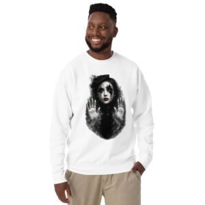 bluza męska z tajemniczą kobietą w stylu dark art
