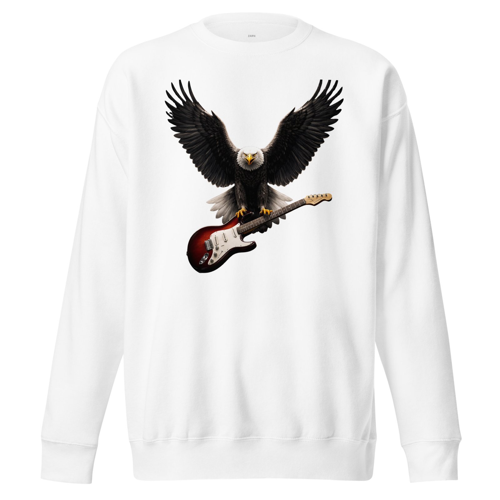 Bluza męska „Orzeł Rocka” – bluza męska z nadrukiem orła trzymającego gitarę elektryczną| Zarn.pl Bluza męska „Orzeł Rocka” – bluza męska z nadrukiem orła trzymającego gitarę elektryczną - obrazek 5