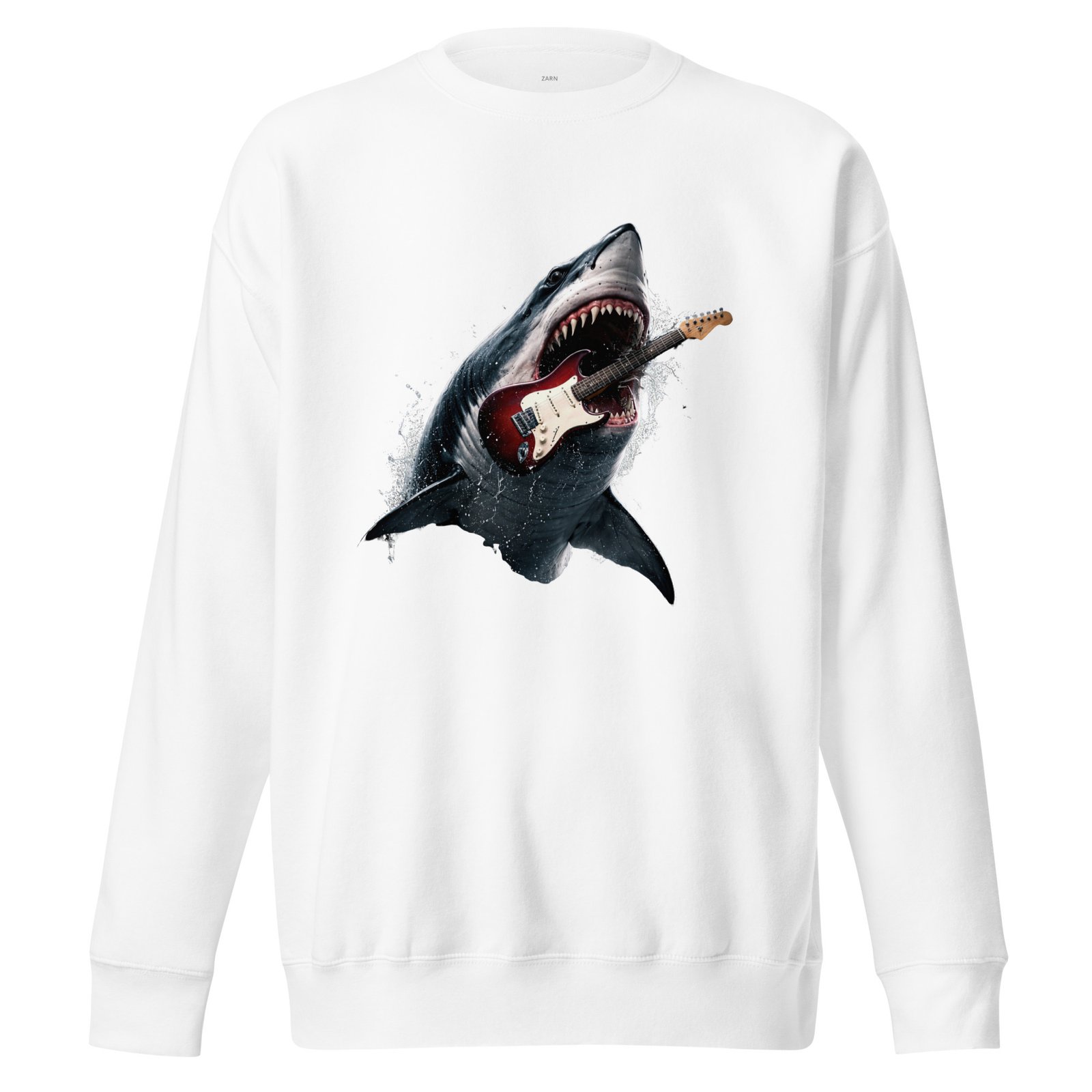Bluza Męska Rekin z Gitarą Elektryczną – Rockowa Siła Oceanu| Zarn.pl Bluza Męska Rekin z Gitarą Elektryczną – Rockowa Siła Oceanu - obrazek 5