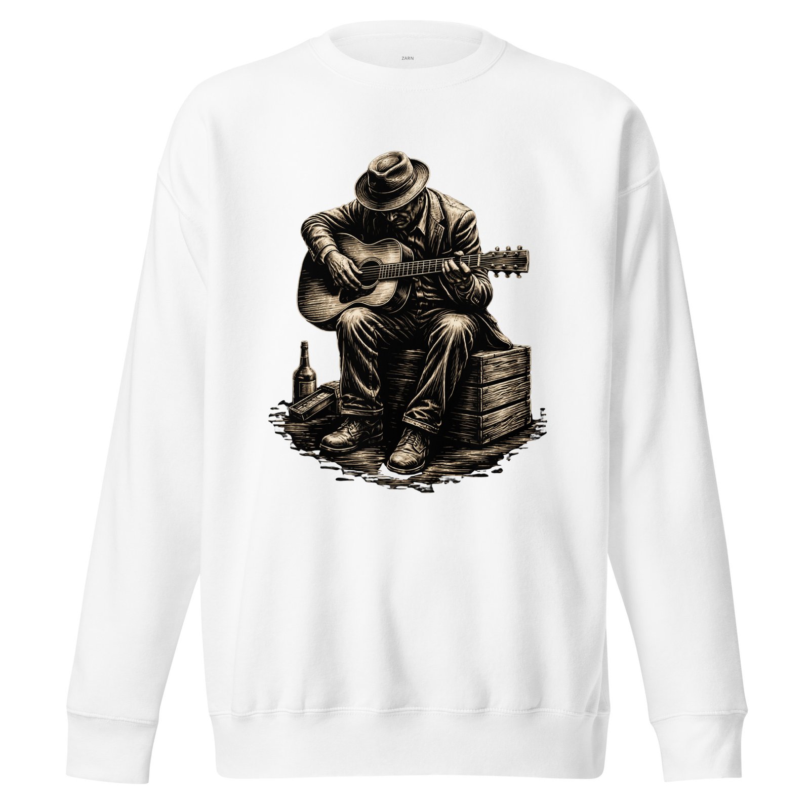 Bluza Męska Bluesman z Gitarą Akustyczną – Duch Prawdziwego Bluesa| Zarn.pl Bluza Męska Bluesman z Gitarą Akustyczną – Duch Prawdziwego Bluesa - obrazek 5