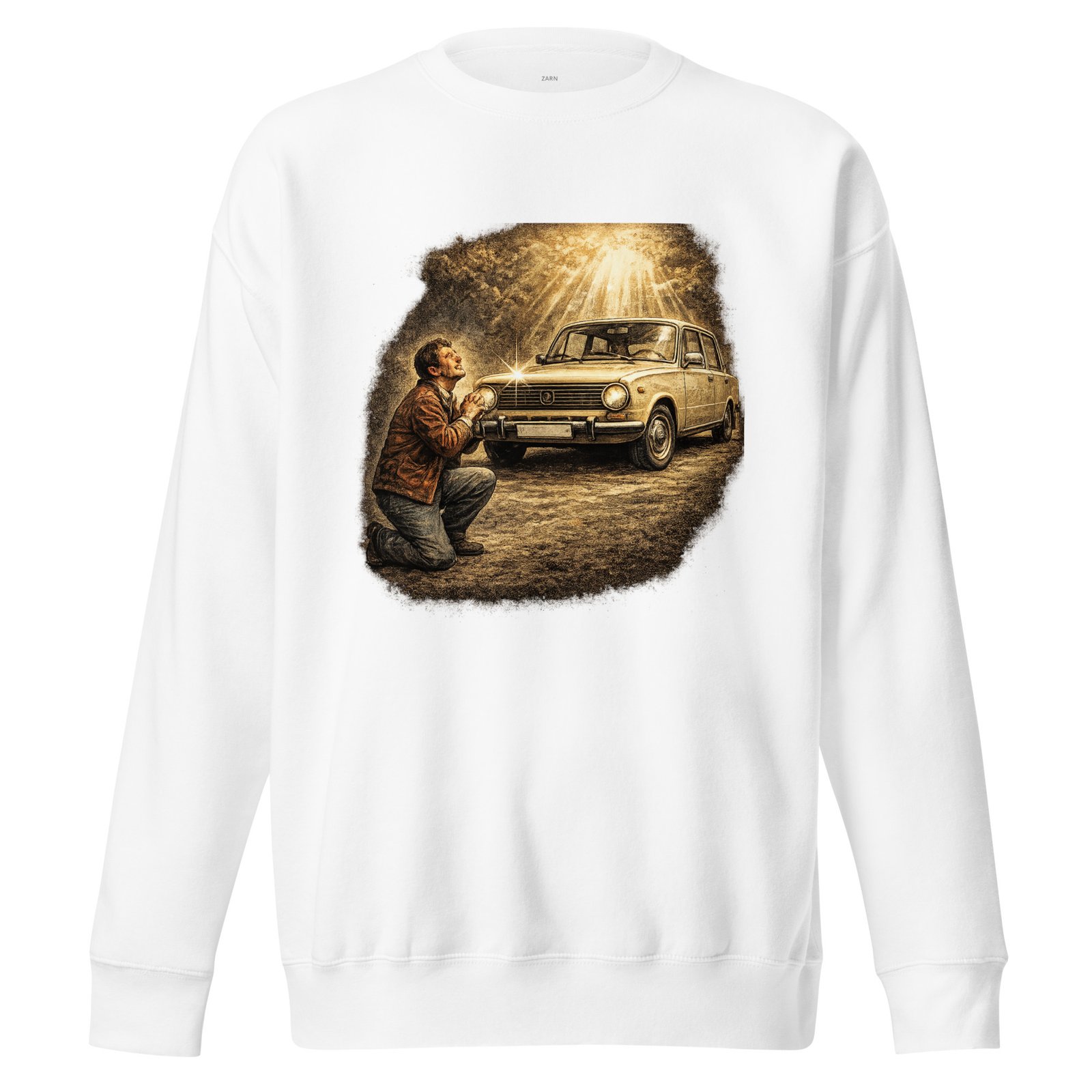 Bluza Męska PRL „Modlitwa do Samochodu”| Zarn.pl Bluza Męska PRL „Modlitwa do Samochodu” - obrazek 5