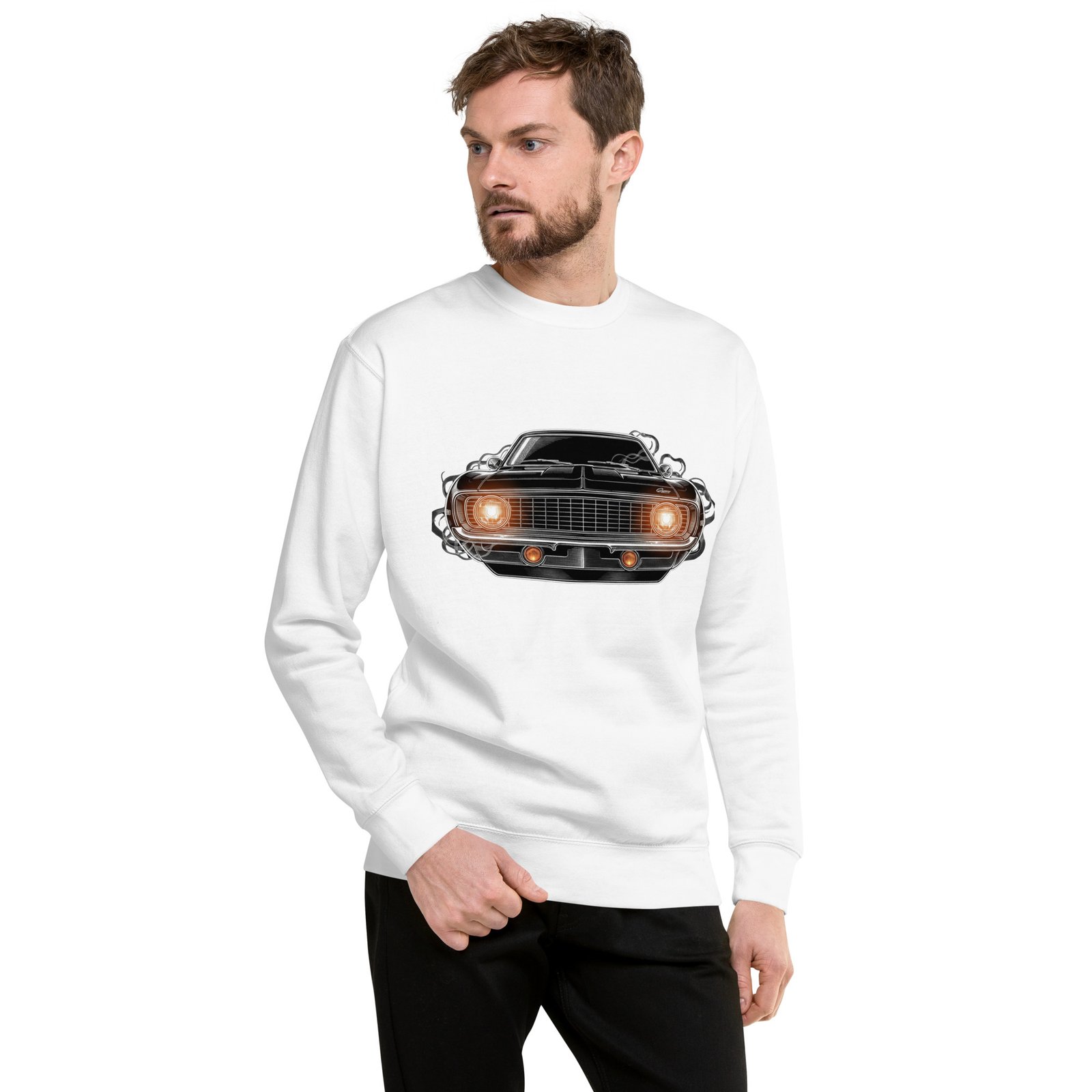 Bluza męska z klasycznym Chevrolet Camaro 1969 – amerykański muscle car Auto-Moto| Zarn.pl Bluza męska z klasycznym Chevrolet Camaro 1969 – amerykański muscle car Auto-Moto - obrazek 8