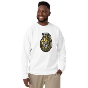 bluza męska z nadrukiem granatu ręcznego