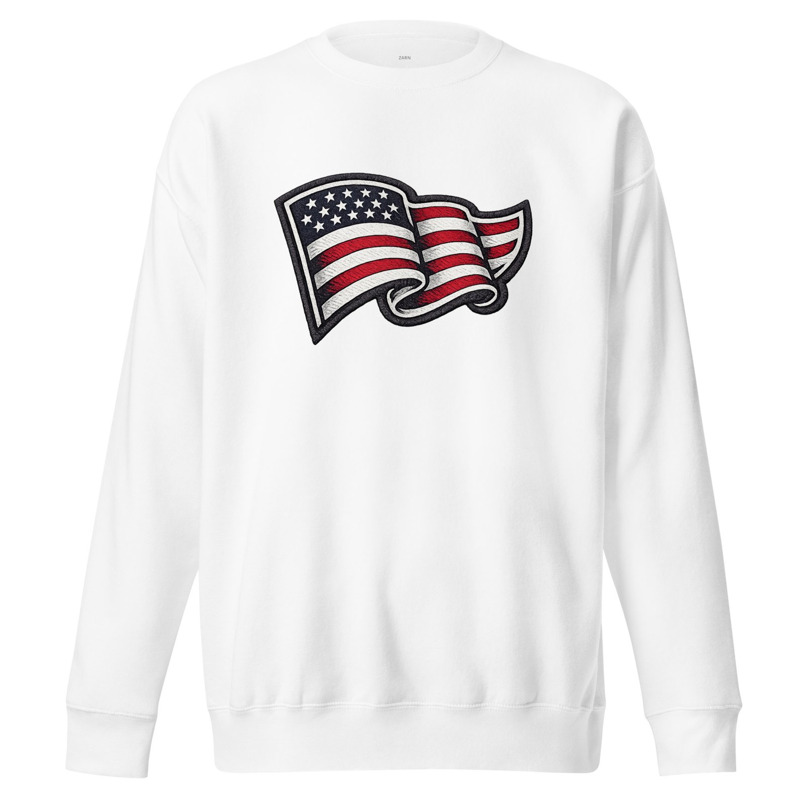 Męska bluza z nadrukiem flagi USA – bluza patriotyczna w amerykańskim stylu| Zarn.pl Męska bluza z nadrukiem flagi USA – bluza patriotyczna w amerykańskim stylu - obrazek 5