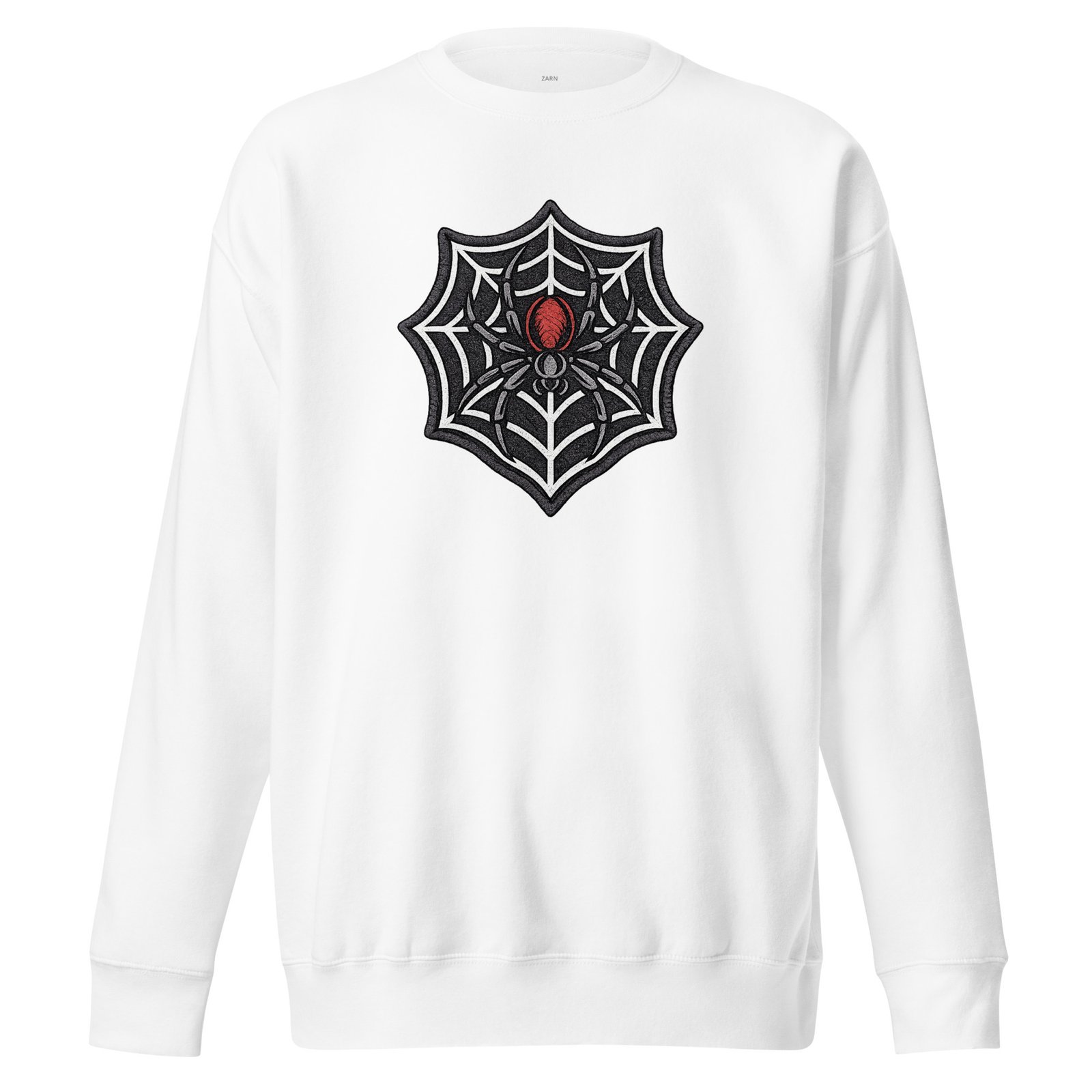 Męska bluza z nadrukiem pająka na pajęczynie – bluza streetwear spider web| Zarn.pl Męska bluza z nadrukiem pająka na pajęczynie – bluza streetwear spider web - obrazek 5