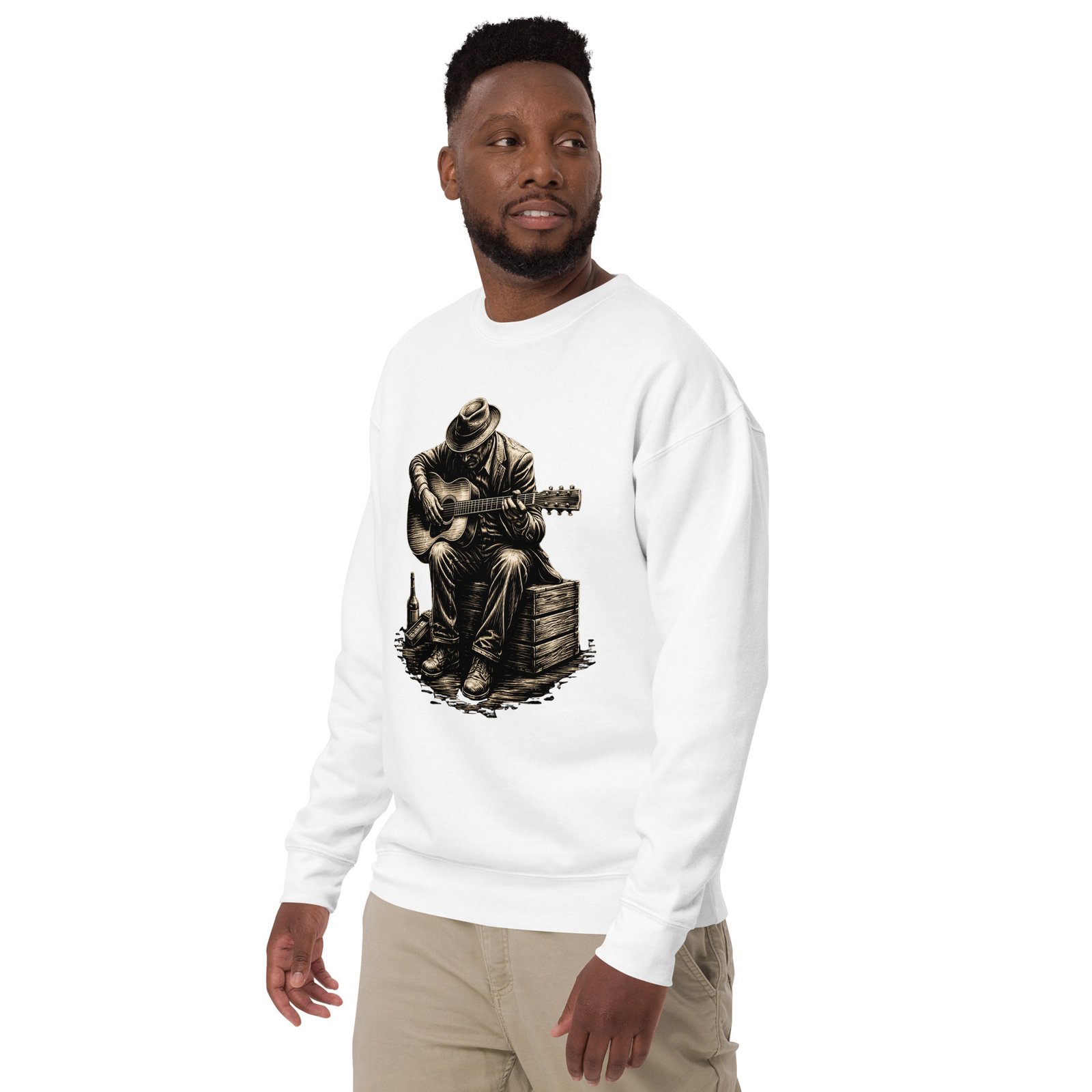 Bluza Męska Bluesman z Gitarą Akustyczną – Duch Prawdziwego Bluesa| Zarn.pl Bluza Męska Bluesman z Gitarą Akustyczną – Duch Prawdziwego Bluesa - obrazek 16