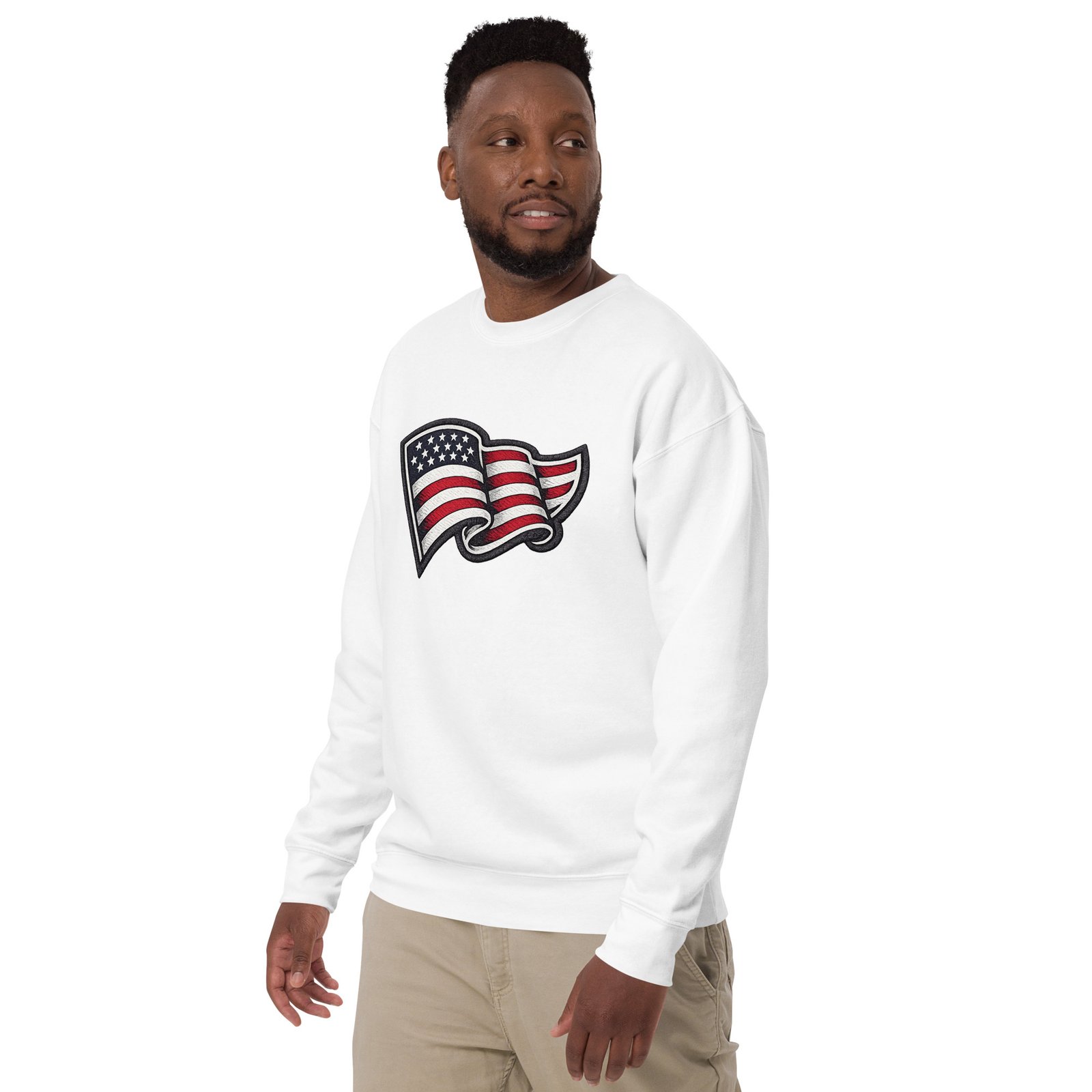 Męska bluza z nadrukiem flagi USA – bluza patriotyczna w amerykańskim stylu| Zarn.pl Męska bluza z nadrukiem flagi USA – bluza patriotyczna w amerykańskim stylu - obrazek 16