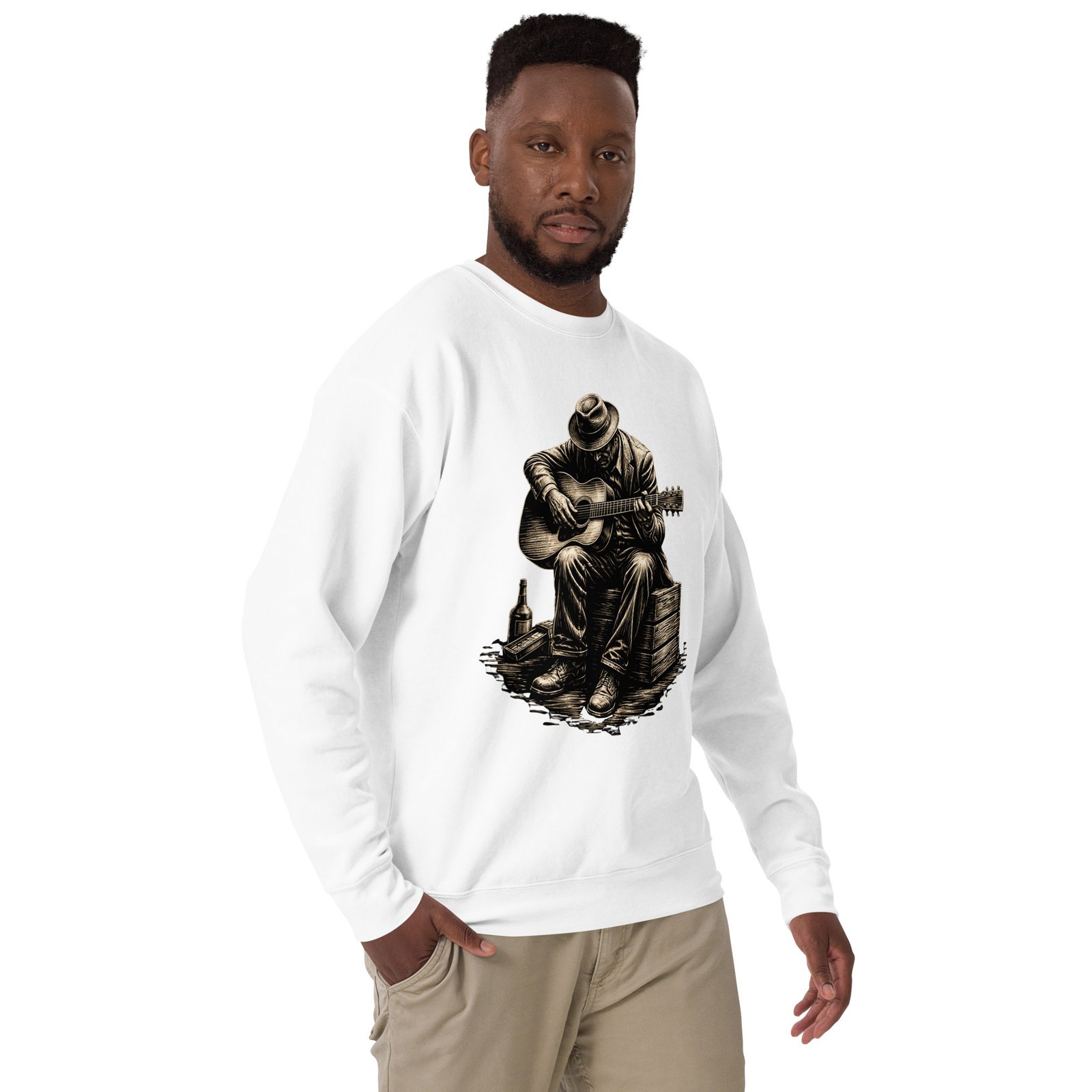 Bluza Męska Bluesman z Gitarą Akustyczną – Duch Prawdziwego Bluesa| Zarn.pl Bluza Męska Bluesman z Gitarą Akustyczną – Duch Prawdziwego Bluesa - obrazek 20