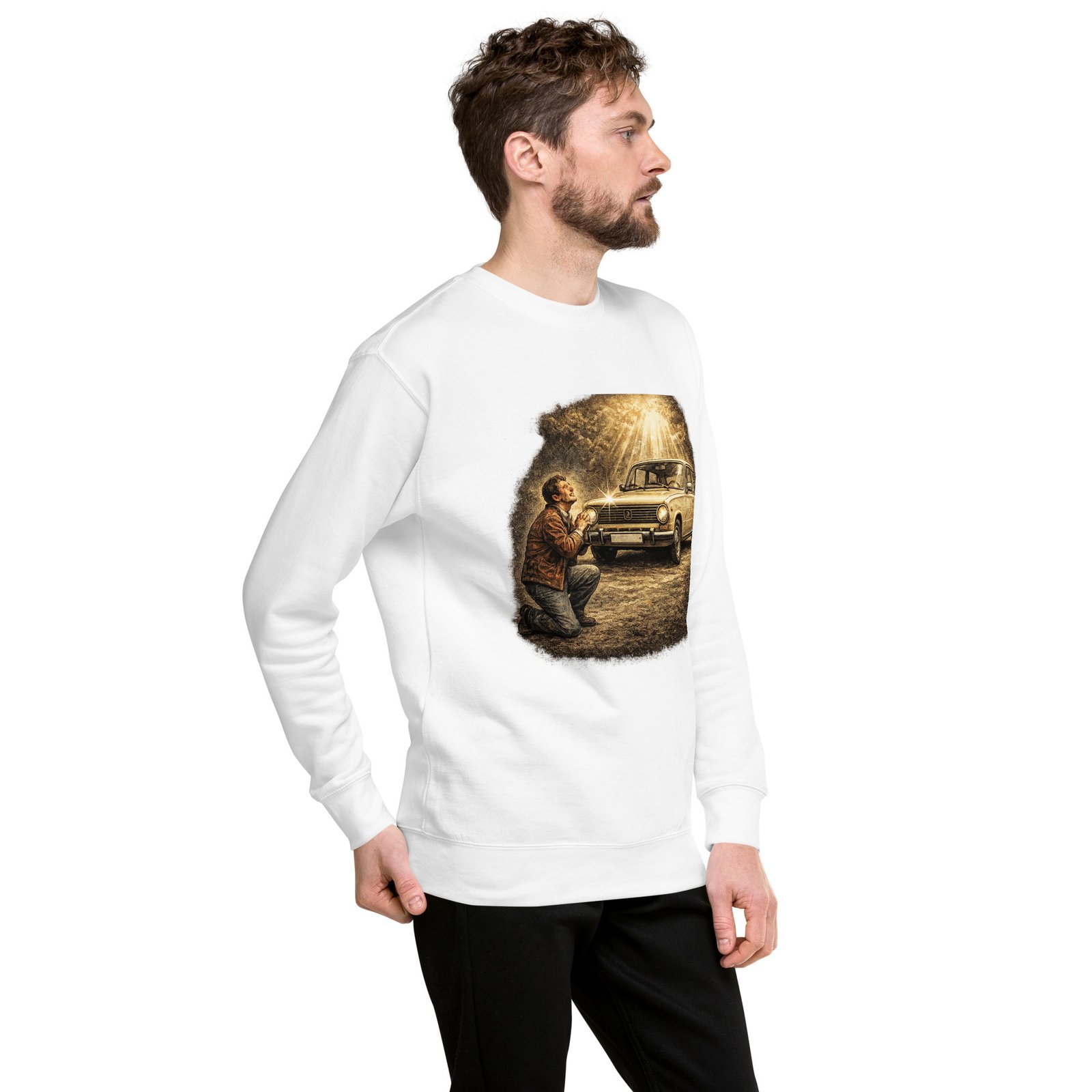 Bluza Męska PRL „Modlitwa do Samochodu”| Zarn.pl Bluza Męska PRL „Modlitwa do Samochodu” - obrazek 20