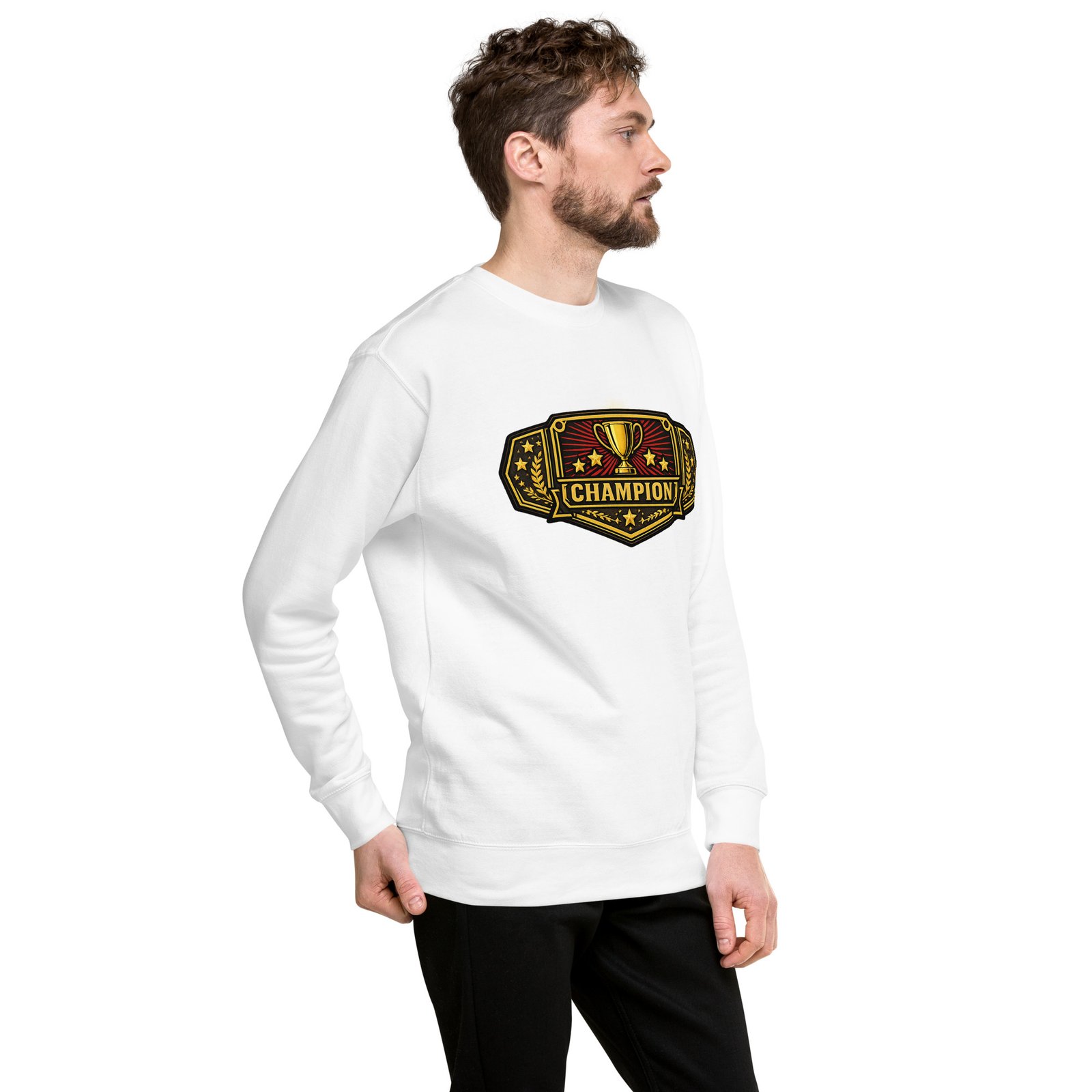 Bluza męska z pasem mistrzowskim Champion – bluza dla zwycięzców i ludzi sukcesu| Zarn.pl Bluza męska z pasem mistrzowskim Champion – bluza dla zwycięzców i ludzi sukcesu - obrazek 20