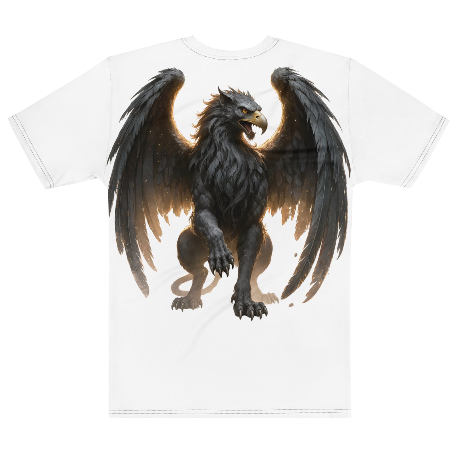 Męska koszulka „Shadow Griffin” – koszulka męska z czarnym gryfem| Zarn.pl Męska koszulka „Shadow Griffin” – koszulka męska z czarnym gryfem - obrazek 3