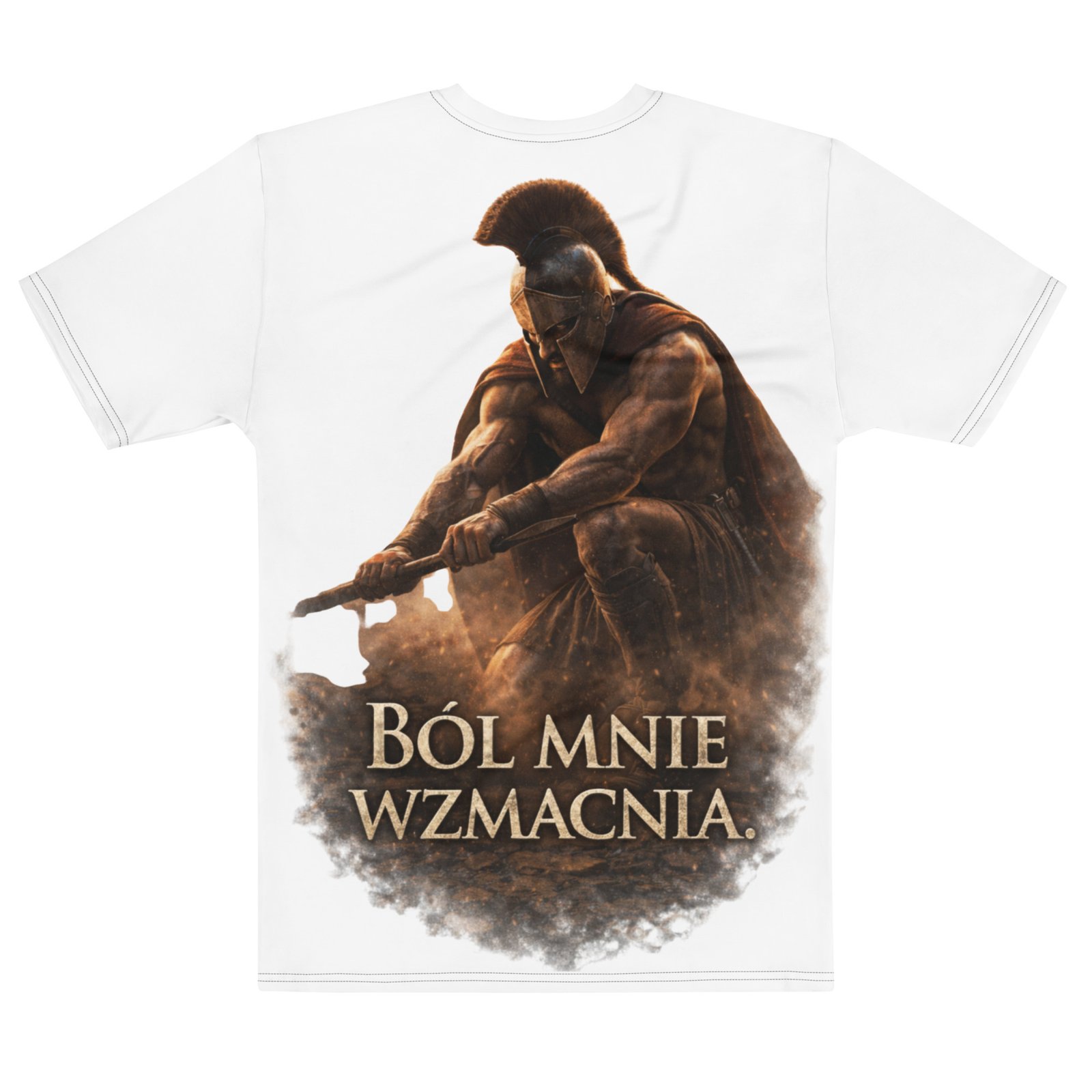 Męska koszulka motywacyjna „Ból mnie wzmacnia” – koszulka męska dla ludzi o stalowym charakterze| Zarn.pl Męska koszulka motywacyjna „Ból mnie wzmacnia” – koszulka męska dla ludzi o stalowym charakterze - obrazek 3