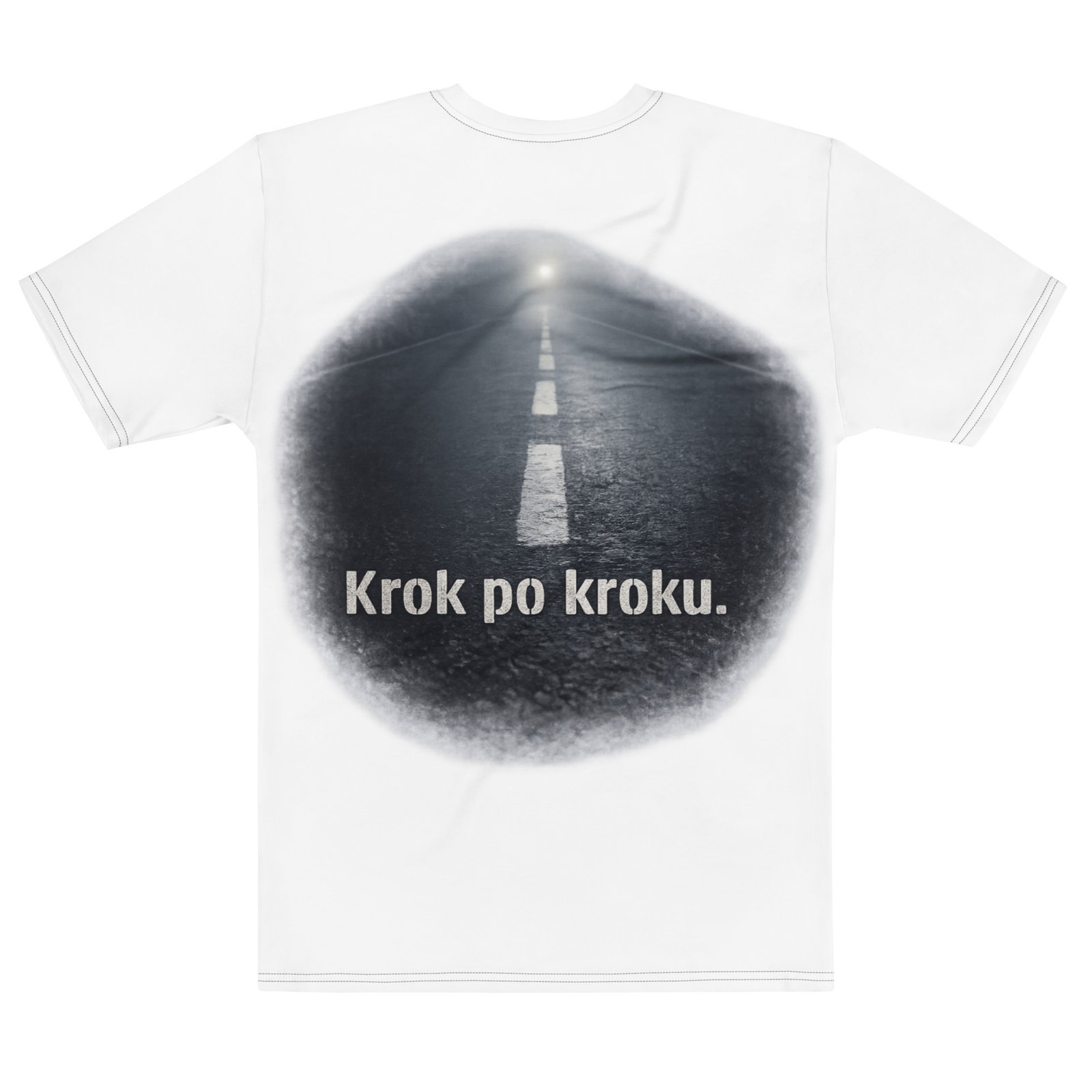 Męska koszulka motywacyjna „Krok po kroku” – koszulka dla wytrwałych mężczyzn| Zarn.pl Męska koszulka motywacyjna „Krok po kroku” – koszulka dla wytrwałych mężczyzn - obrazek 3