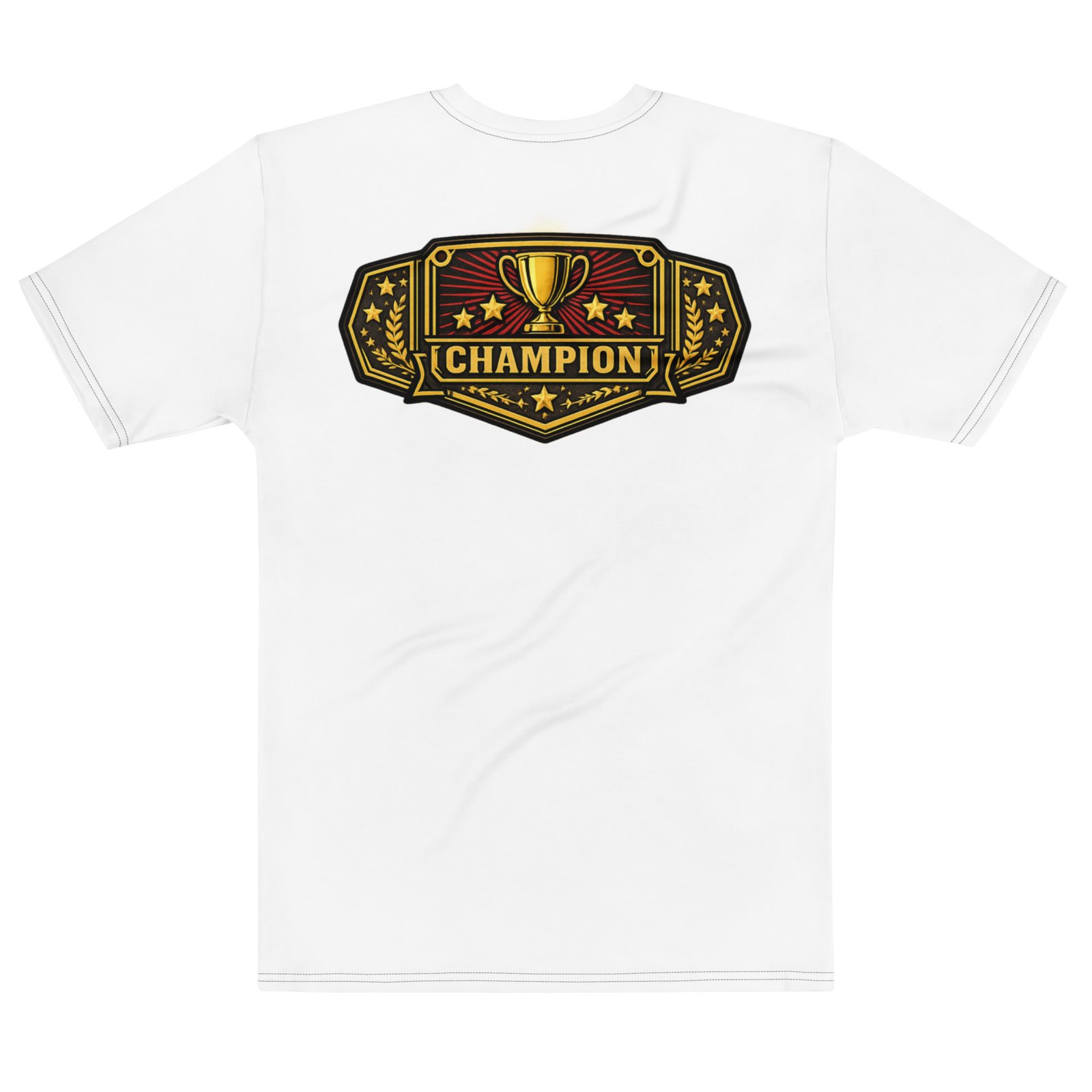 Męska koszulka „Champion” – koszulka męska z grafiką pasa mistrzowskiego| Zarn.pl Męska koszulka „Champion” – koszulka męska z grafiką pasa mistrzowskiego - obrazek 3