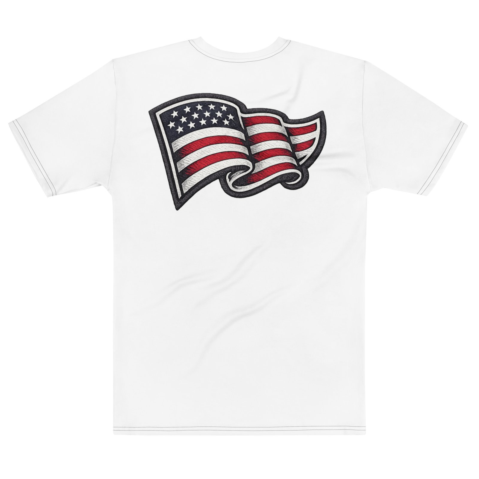 Męska koszulka „Flaga USA” – koszulka męska z grafiką flagi Stanów Zjednoczonych| Zarn.pl Męska koszulka „Flaga USA” – koszulka męska z grafiką flagi Stanów Zjednoczonych - obrazek 3