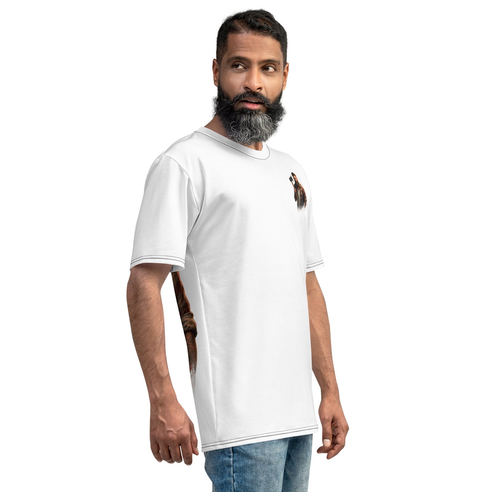 Męska koszulka „Drwal” – koszulka męska z drwalem i siekierą| Zarn.pl Męska koszulka „Drwal” – koszulka męska z drwalem i siekierą - obrazek 5