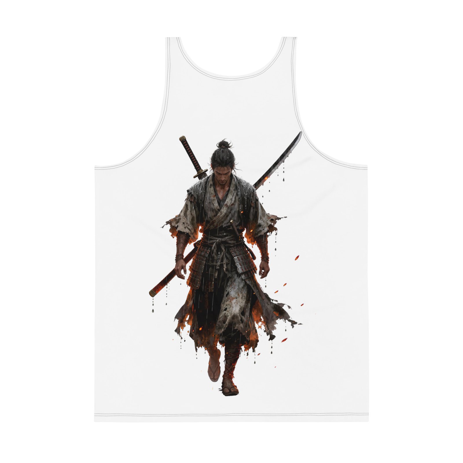 Męski tank top Samuraj – koszulka męska bez rękawów z wojownikiem samurajem| Zarn.pl Męski tank top Samuraj – koszulka męska bez rękawów z wojownikiem samurajem - obrazek 3
