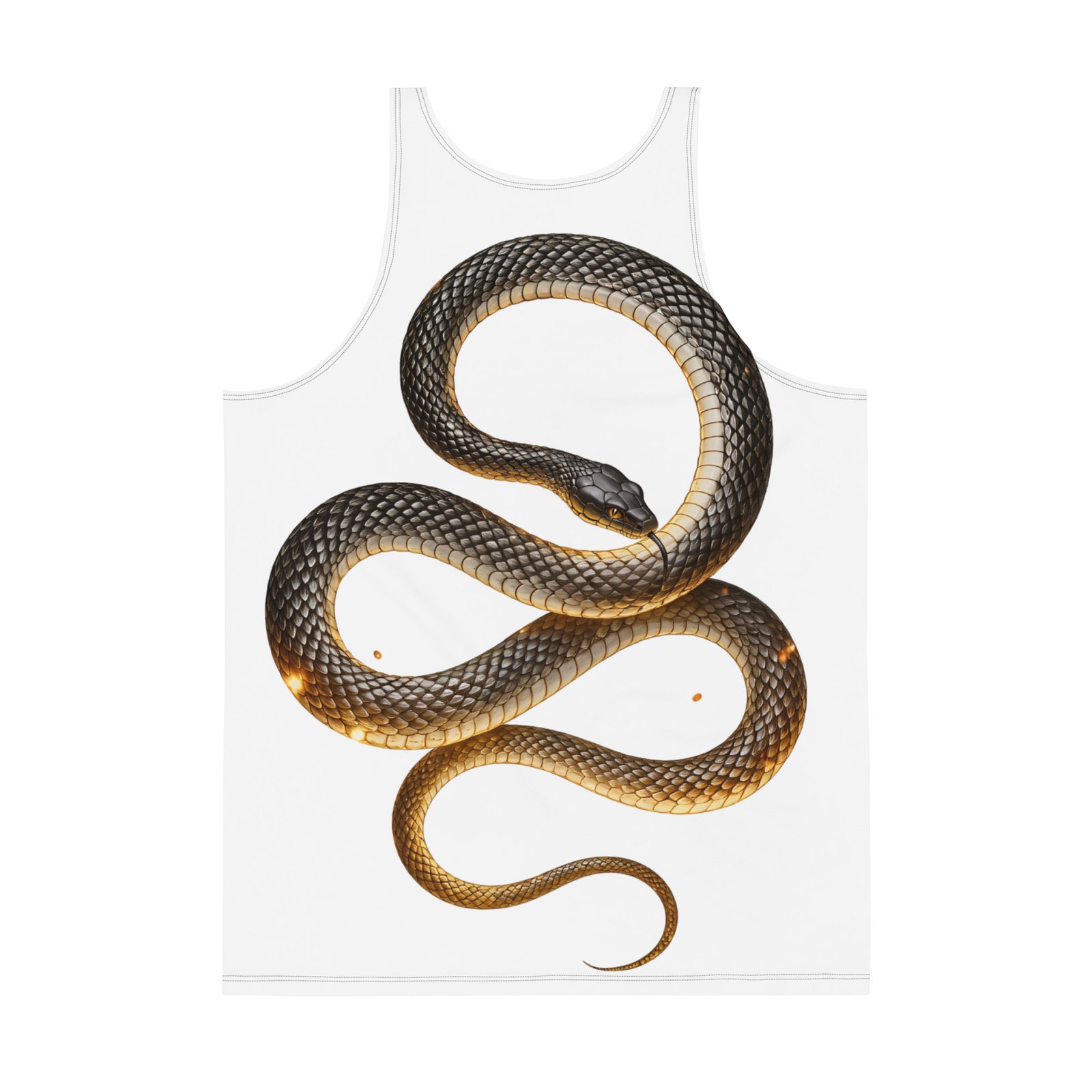 Męski tank top Wąż Nieskończoności – koszulka męska bez rękawów z wężem| Zarn.pl Męski tank top Wąż Nieskończoności – koszulka męska bez rękawów z wężem - obrazek 3