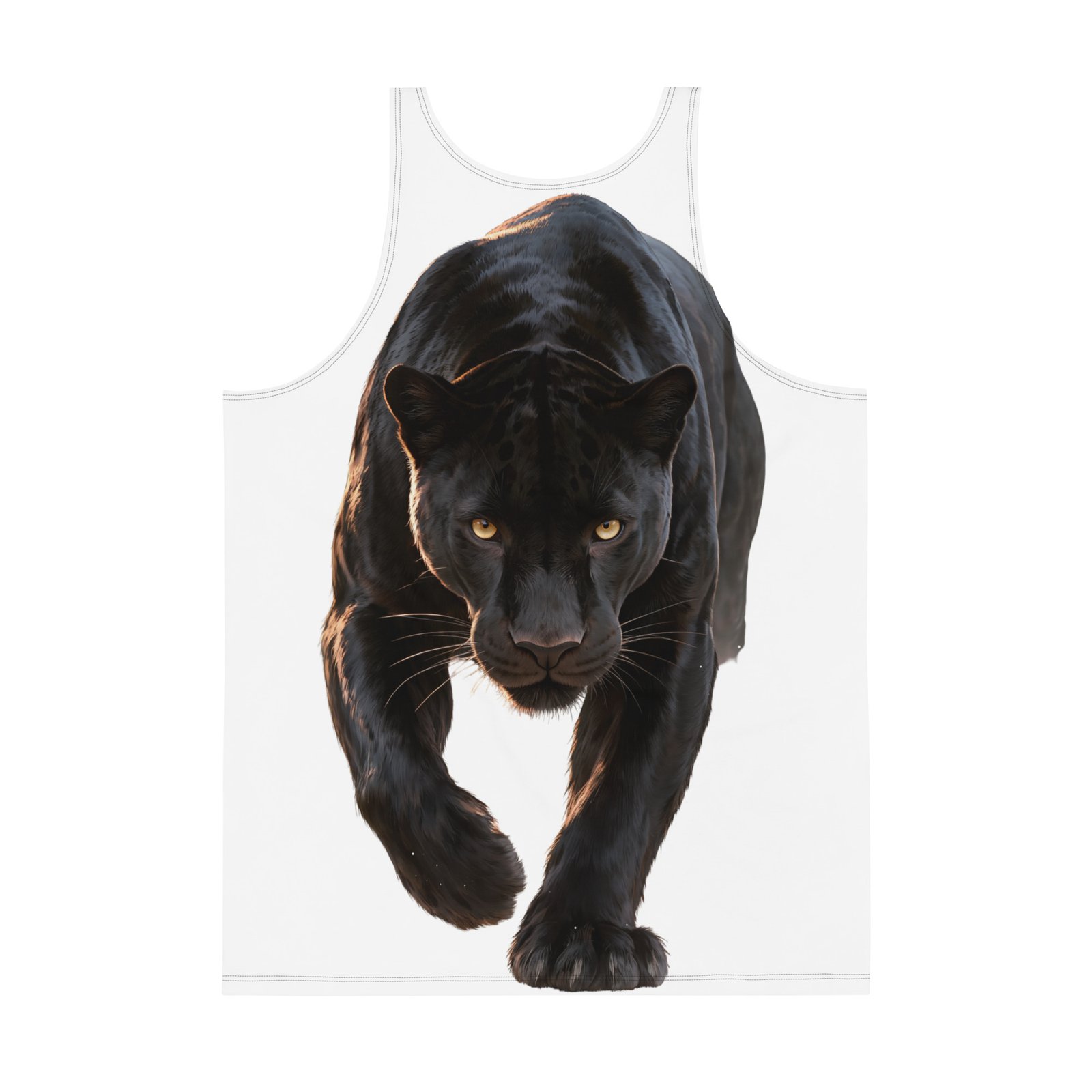 Męski tank top Czarna Pantera – koszulka męska bez rękawów z czarną panterą| Zarn.pl Męski tank top Czarna Pantera – koszulka męska bez rękawów z czarną panterą - obrazek 3
