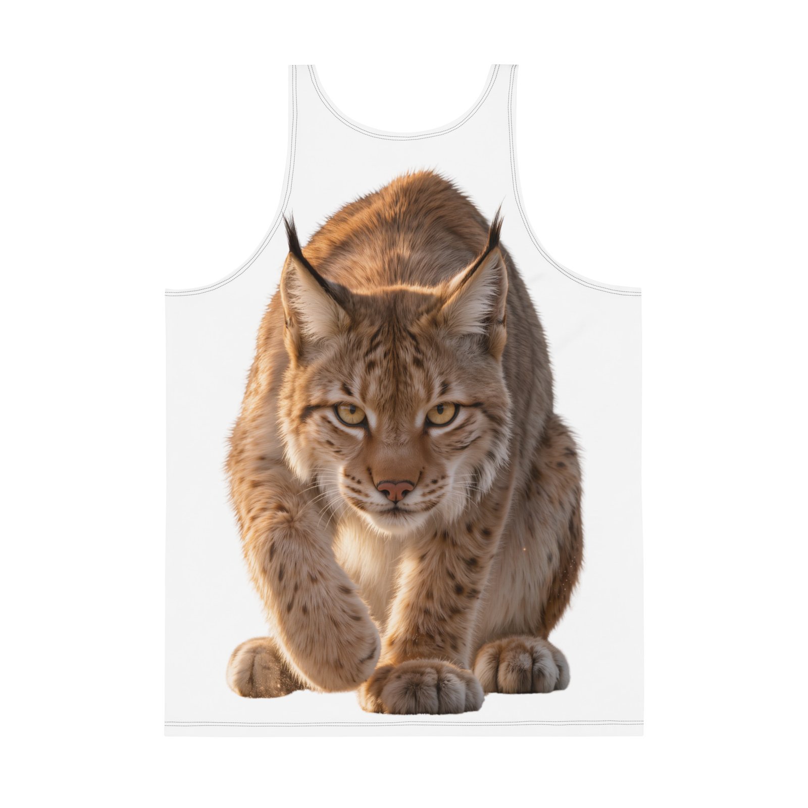 Męski tank top Ryś – koszulka męska bez rękawów z rysiem| Zarn.pl Męski tank top Ryś – koszulka męska bez rękawów z rysiem - obrazek 3