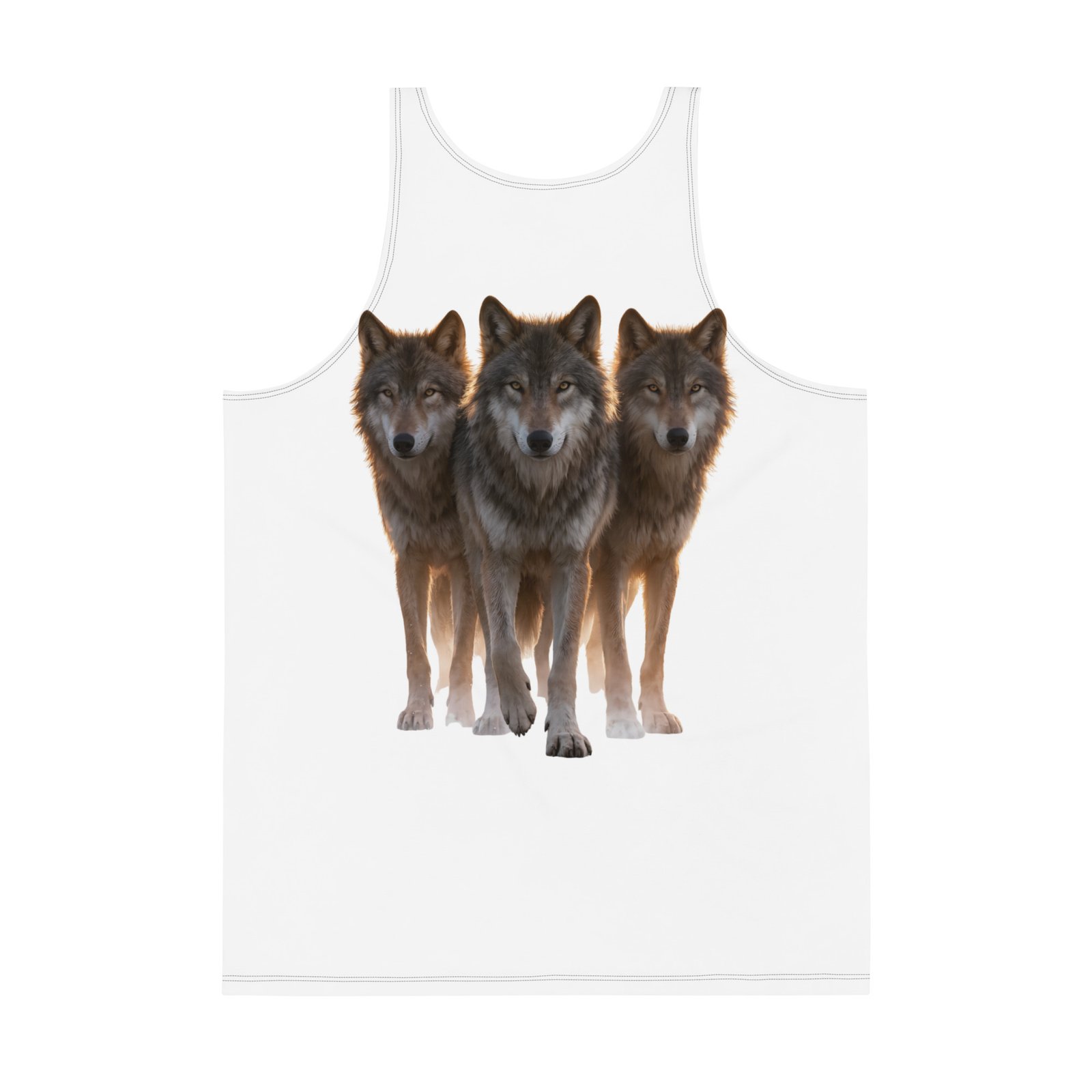 Męski tank top Wilcze Bractwo – koszulka męska bez rękawów z wilkami| Zarn.pl Męski tank top Wilcze Bractwo – koszulka męska bez rękawów z wilkami - obrazek 3