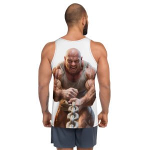 tank top męski z kulturystą