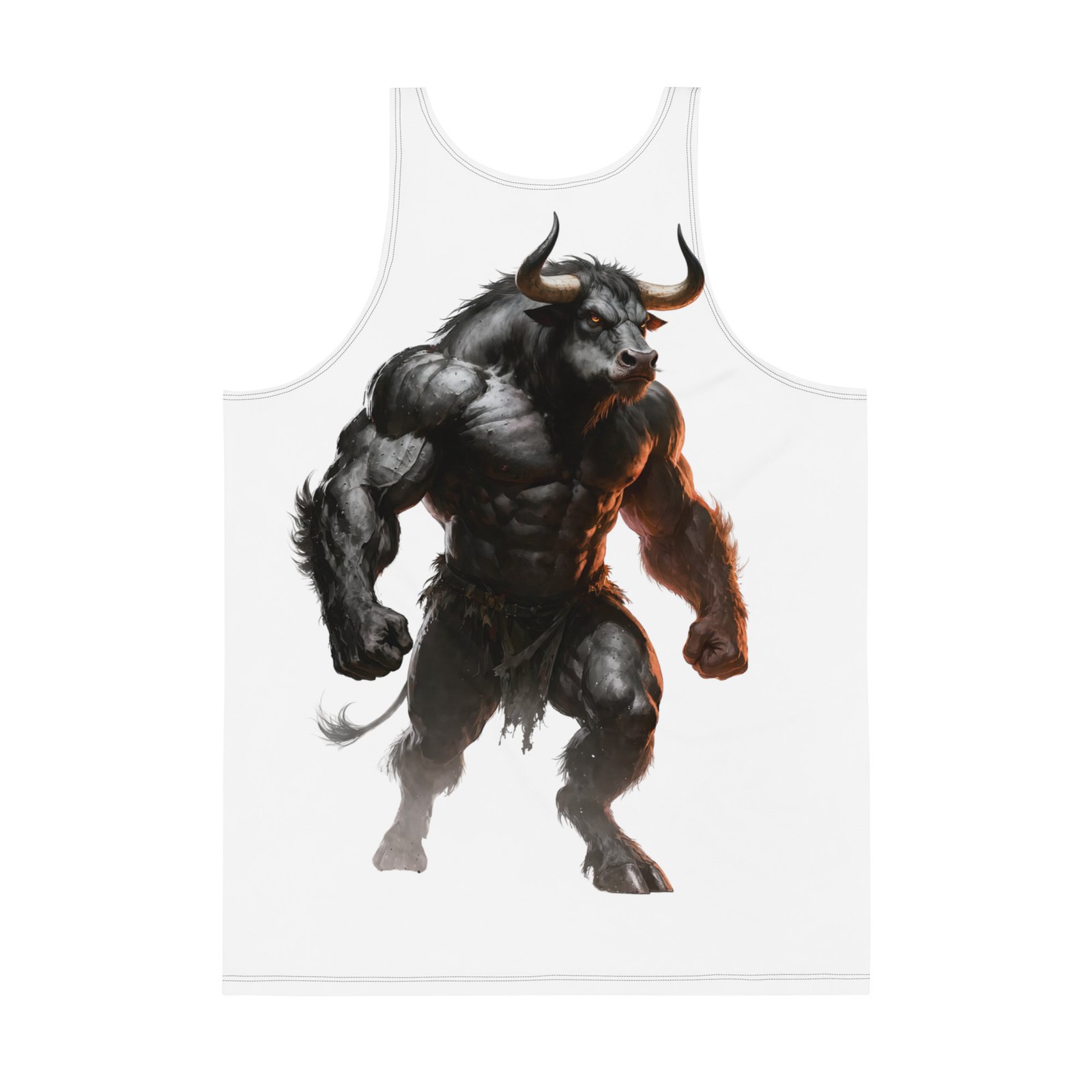 Męski tank top „Minotaur Wojownik” – tank top męski z minotaurem| Zarn.pl Męski tank top „Minotaur Wojownik” – tank top męski z minotaurem - obrazek 3
