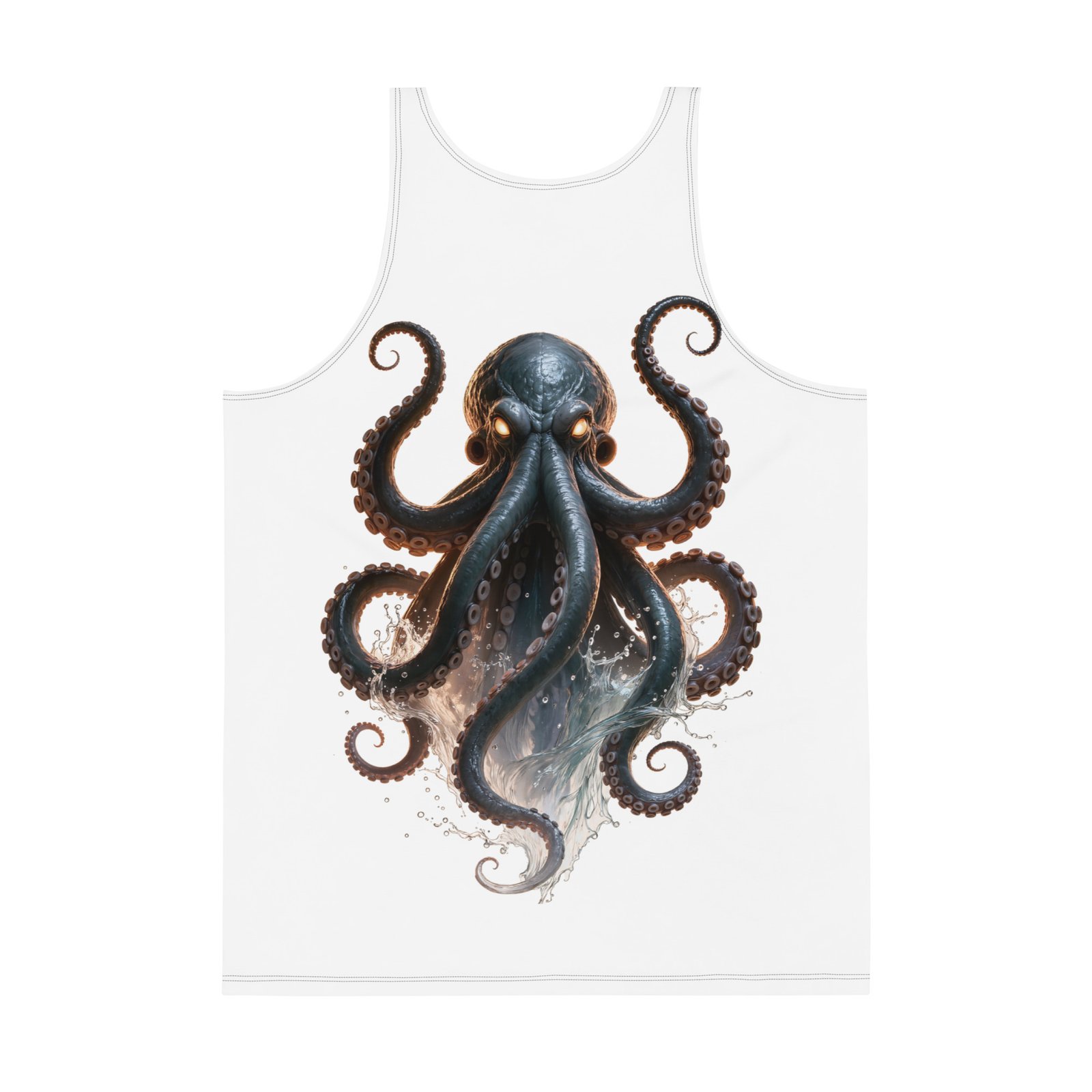 Męski tank top „Morska Bestia” – tank top męski z ośmiornicą| Zarn.pl Męski tank top „Morska Bestia” – tank top męski z ośmiornicą - obrazek 3