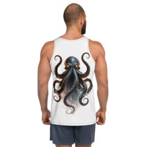 tank top męski z ośmiornicą