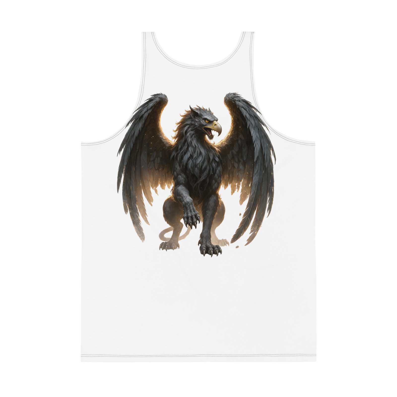 Męski tank top „Mroczny Gryf” – tank top męski z gryfem| Zarn.pl Męski tank top „Mroczny Gryf” – tank top męski z gryfem - obrazek 3